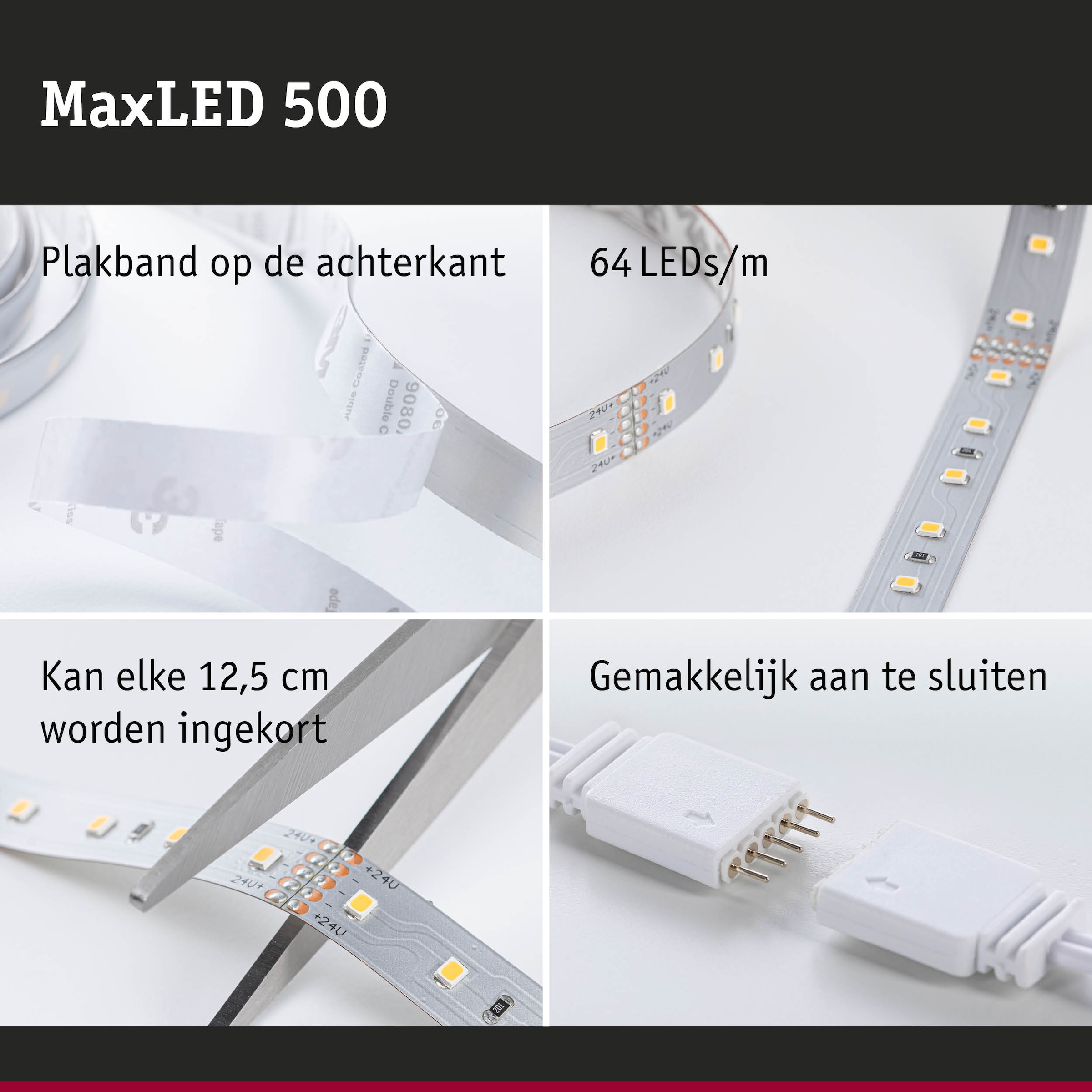 Paulmann LED-Streifen »MaxLED 500 LED Strip Neutralweiß Basisset«