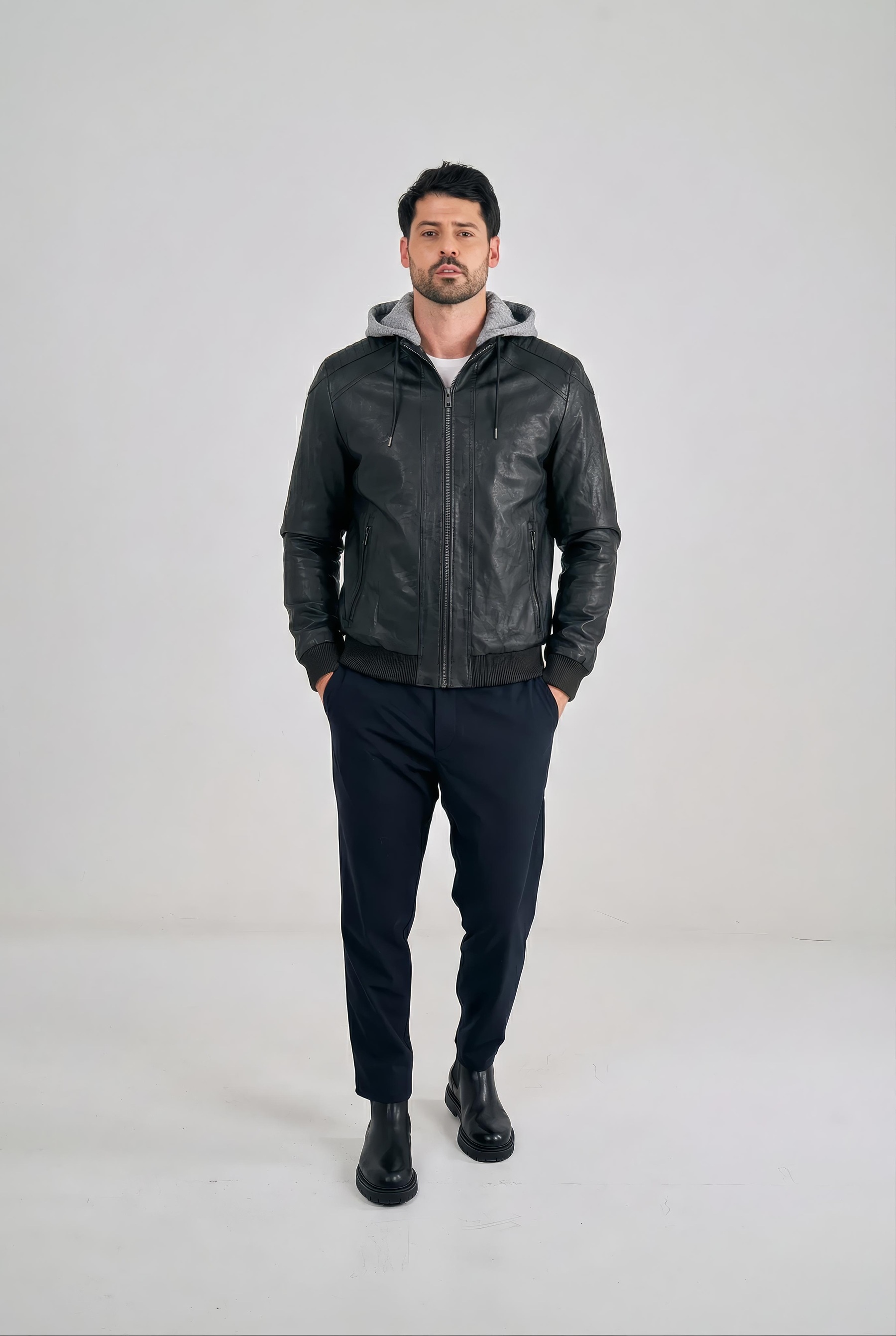 Freaky Nation Lederimitatjacke »T-Puro«