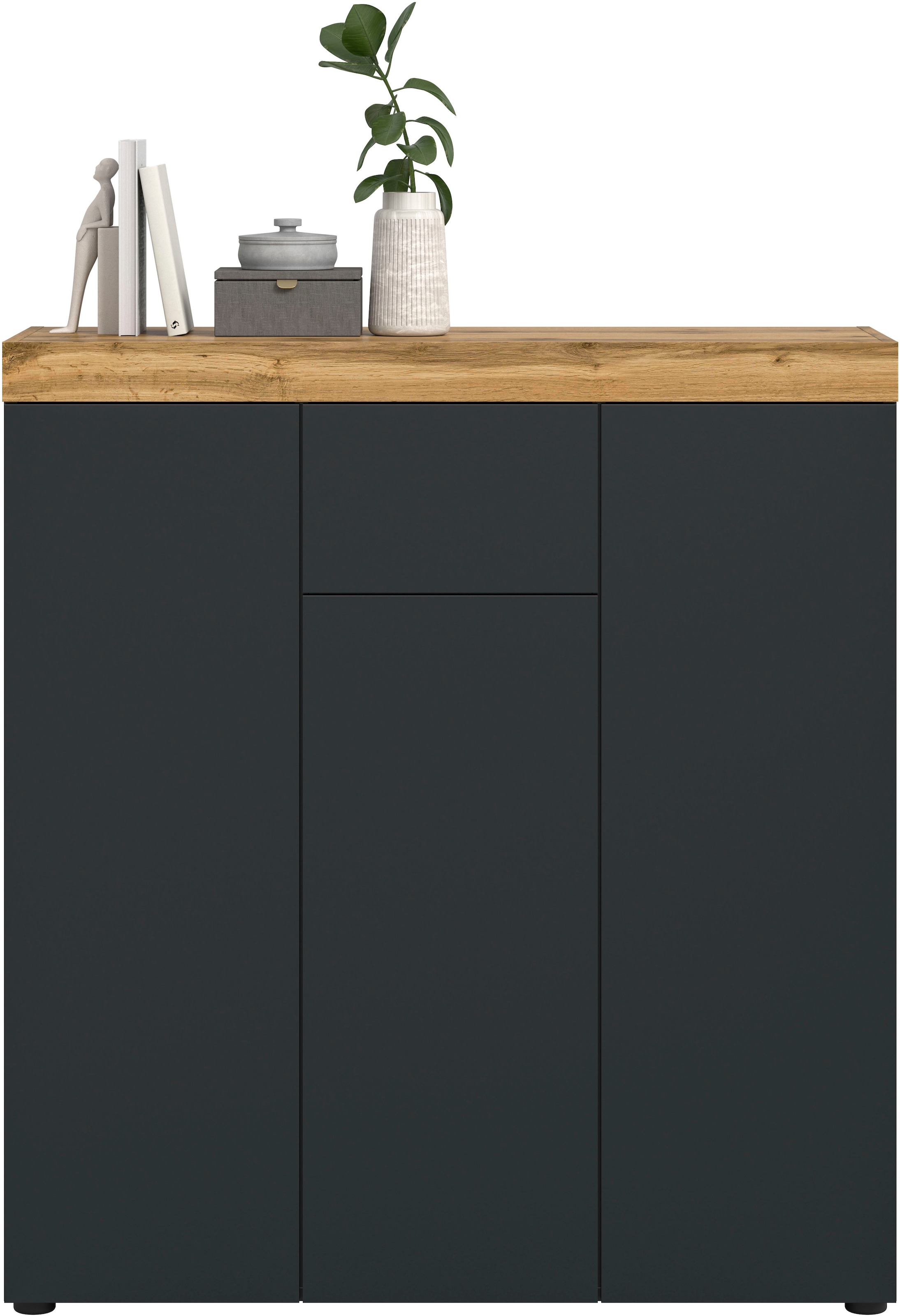 OTTO home Highboard »MAMBO« 2 farbige Ausführung, in verschiedenen Farben erhältlich, 1 Stk. tlg. Kommode, Sideboard, Wohnzimmer, Schlafzimmer