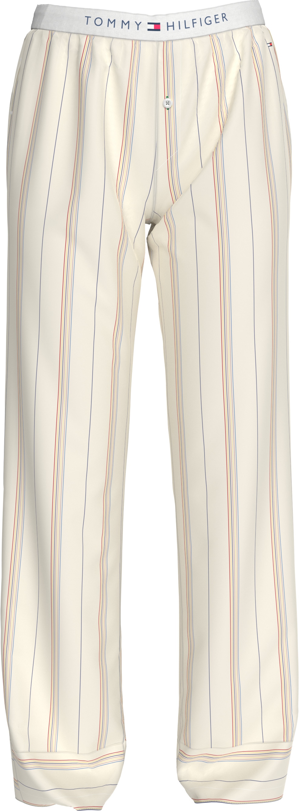 Tommy Hilfiger Underwear Loungehose »POPLIN PANTS«, mit Streifenmuster, Logobund
