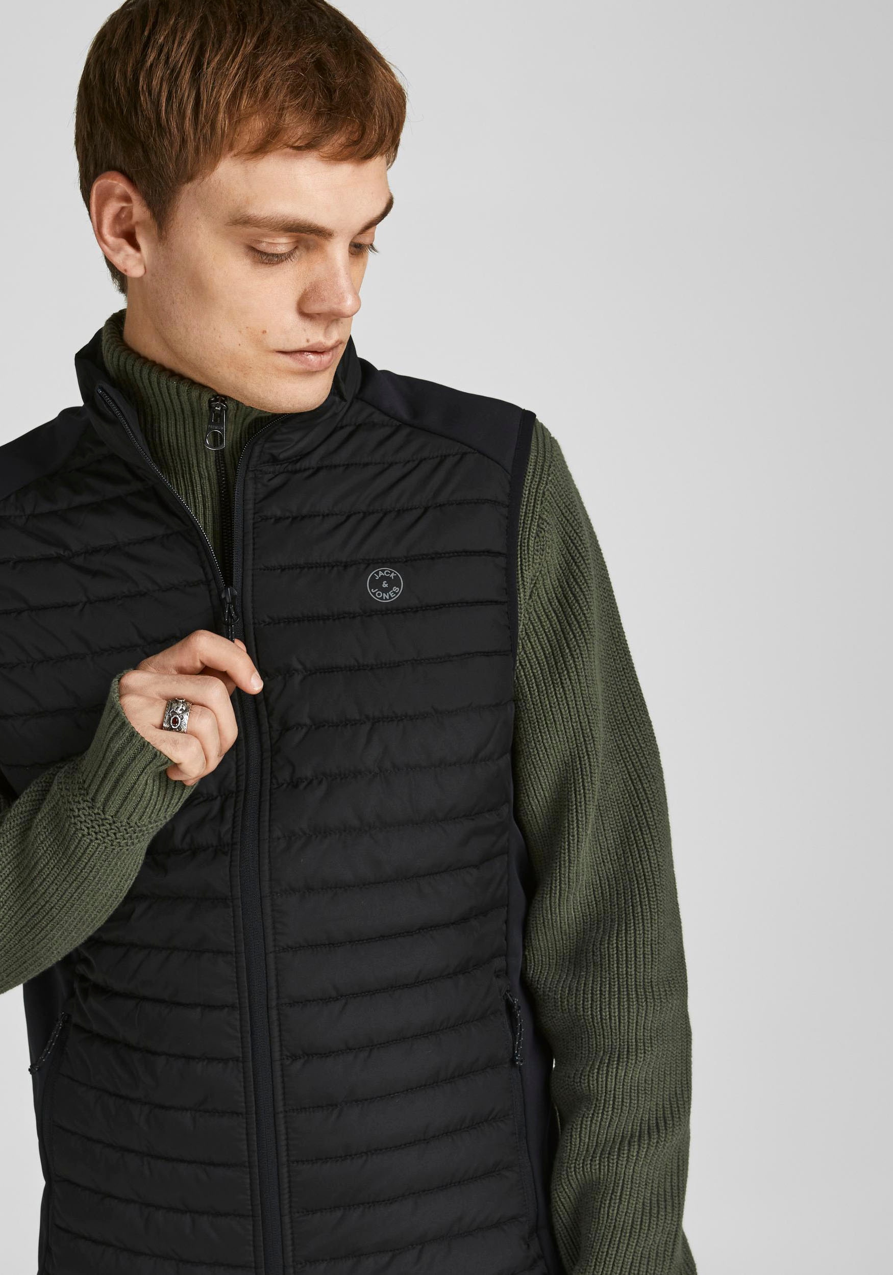 Jack & Jones Steppweste »MULTI BODYWARMER COLLAR«