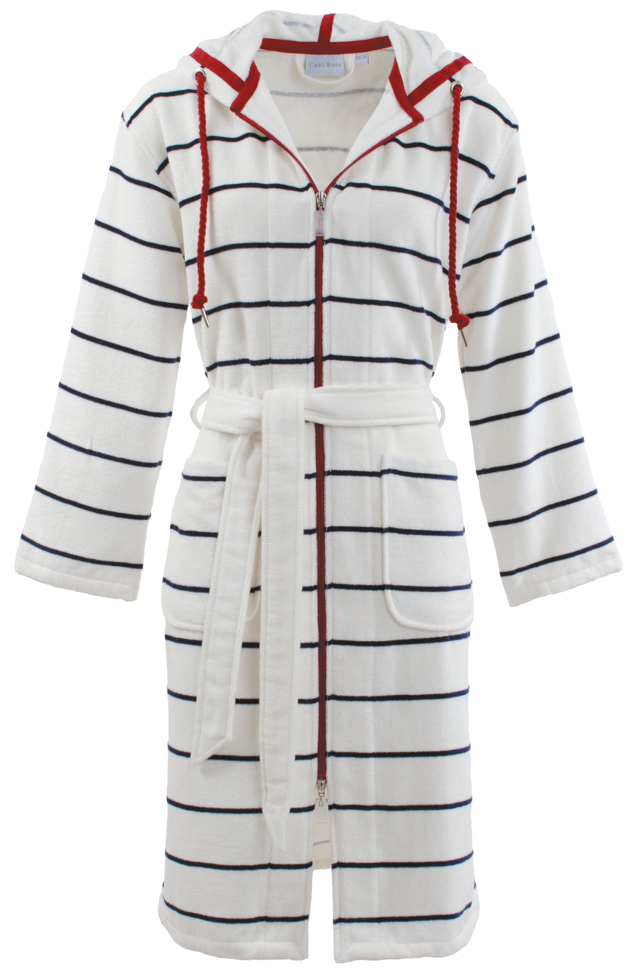 Carl Ross Damen Damenbademantel »246410« 1 Stk. tlg. in blau, Größe 44/46