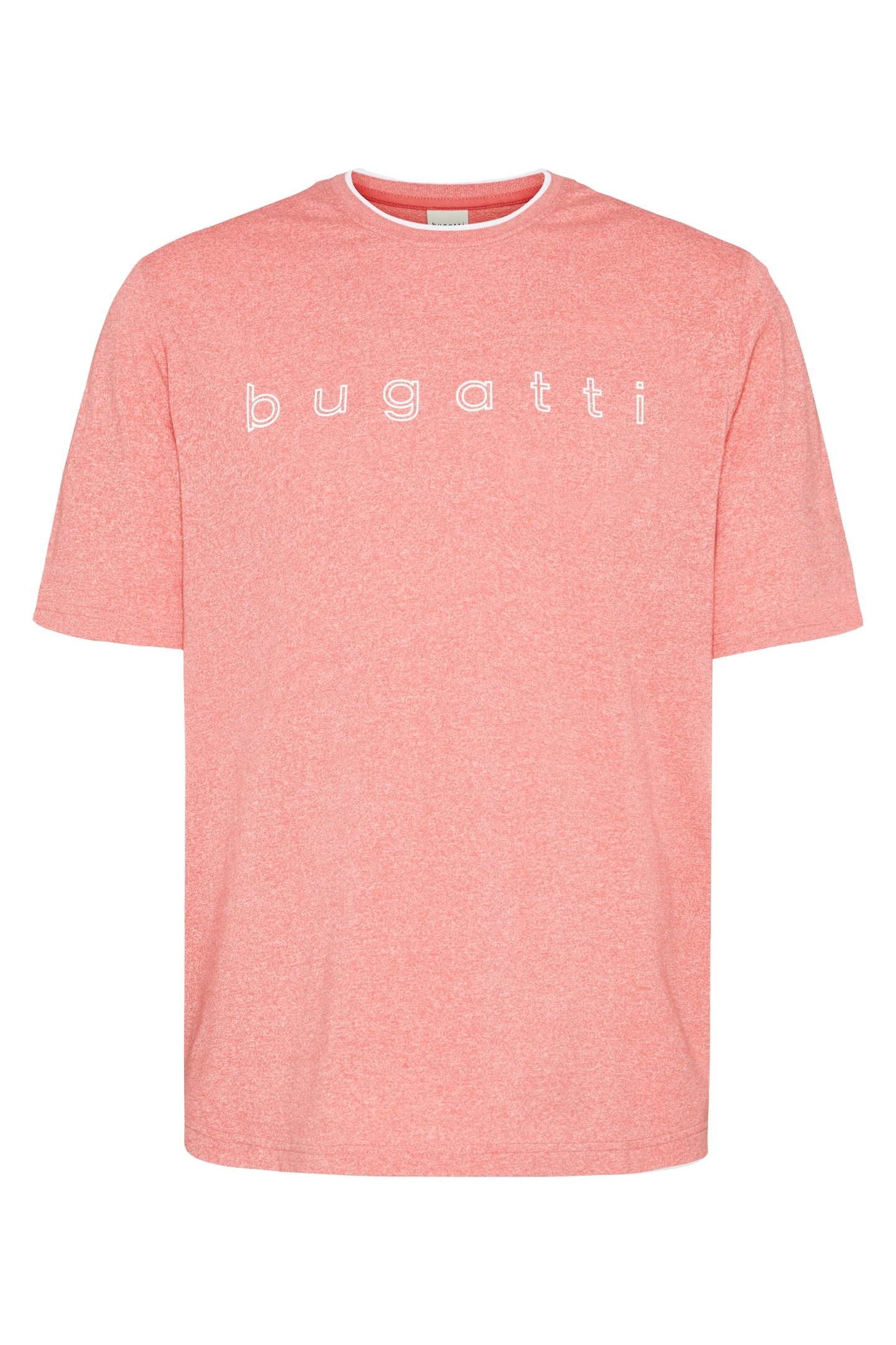 bugatti T-Shirt, mit modischen Kontraststreifen bei online OTTO Kragen am bestellen