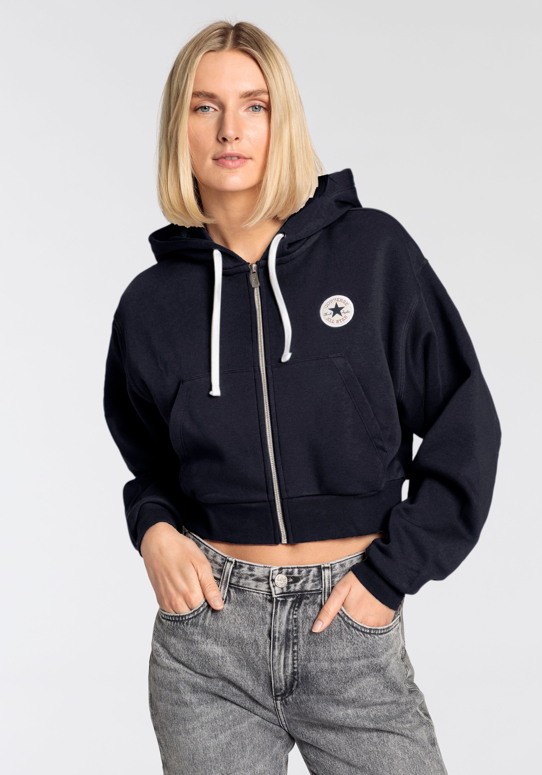 Sweatjacke »WOMEN'S CONVERSE RETRO FULL-ZIP HOO«