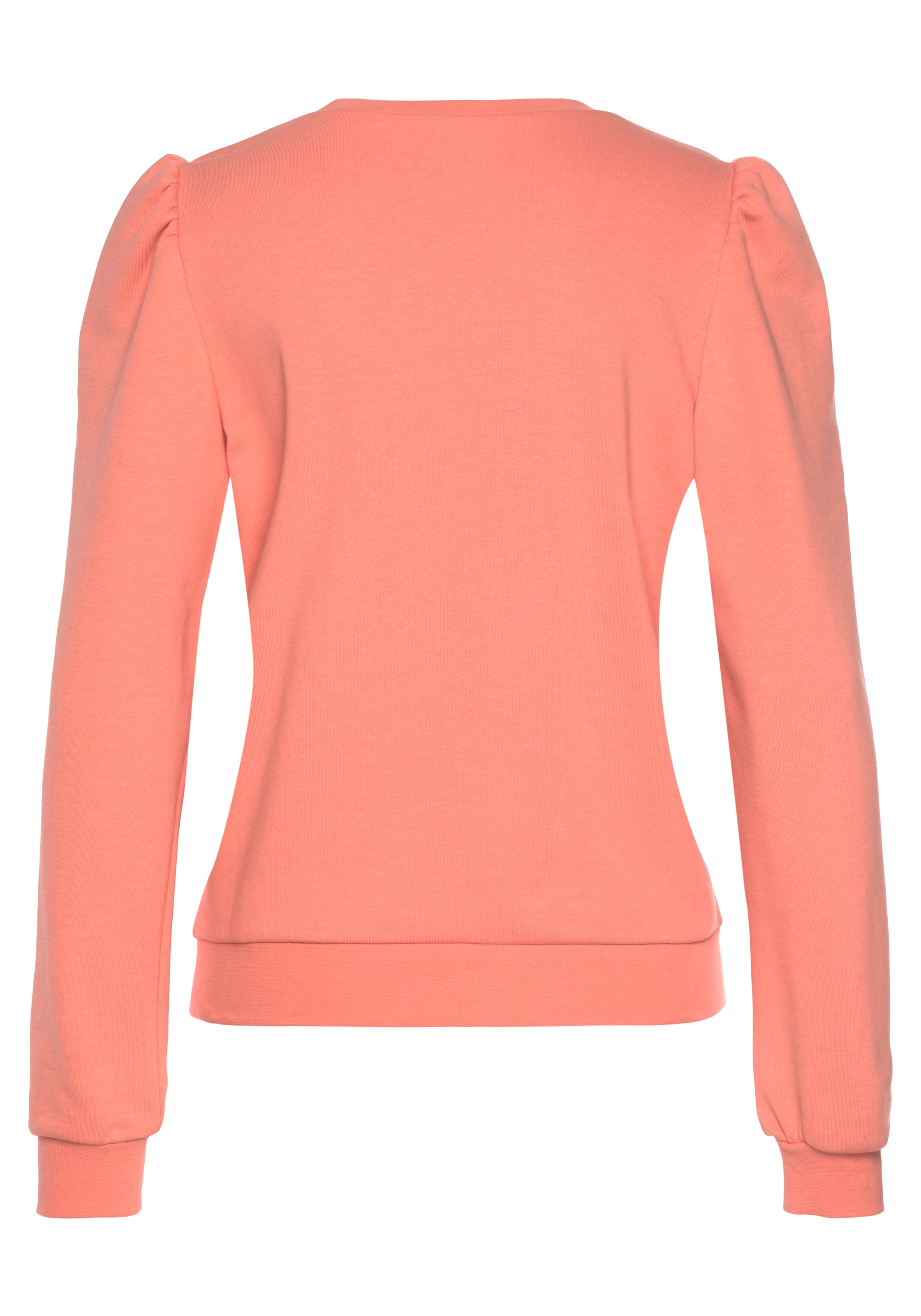 LASCANA Sweatshirt, mit Ruffärmeln