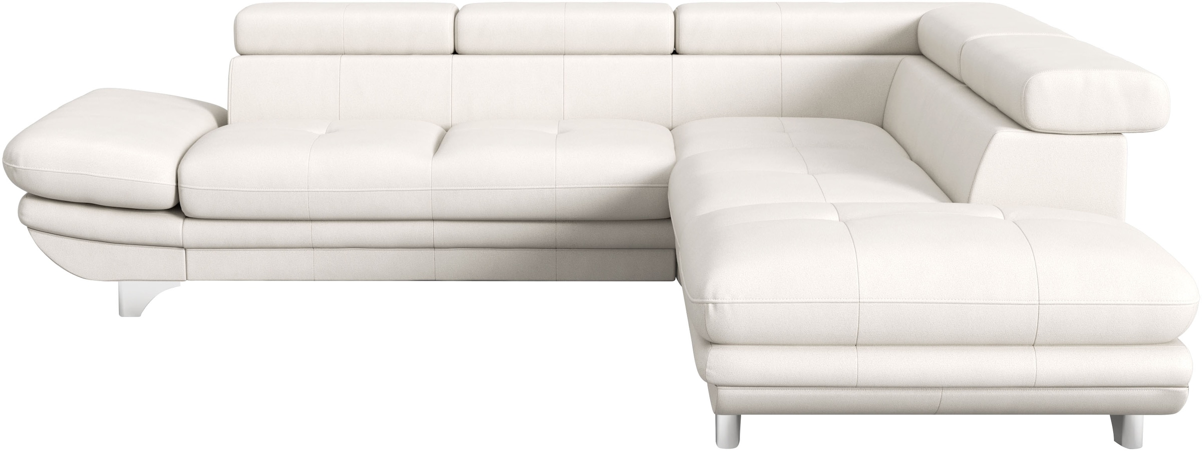COTTA Ecksofa »Enterprise L-Form«, mit Arm- & Kopfteilverstellung, wahlweise mit Bettfunktion