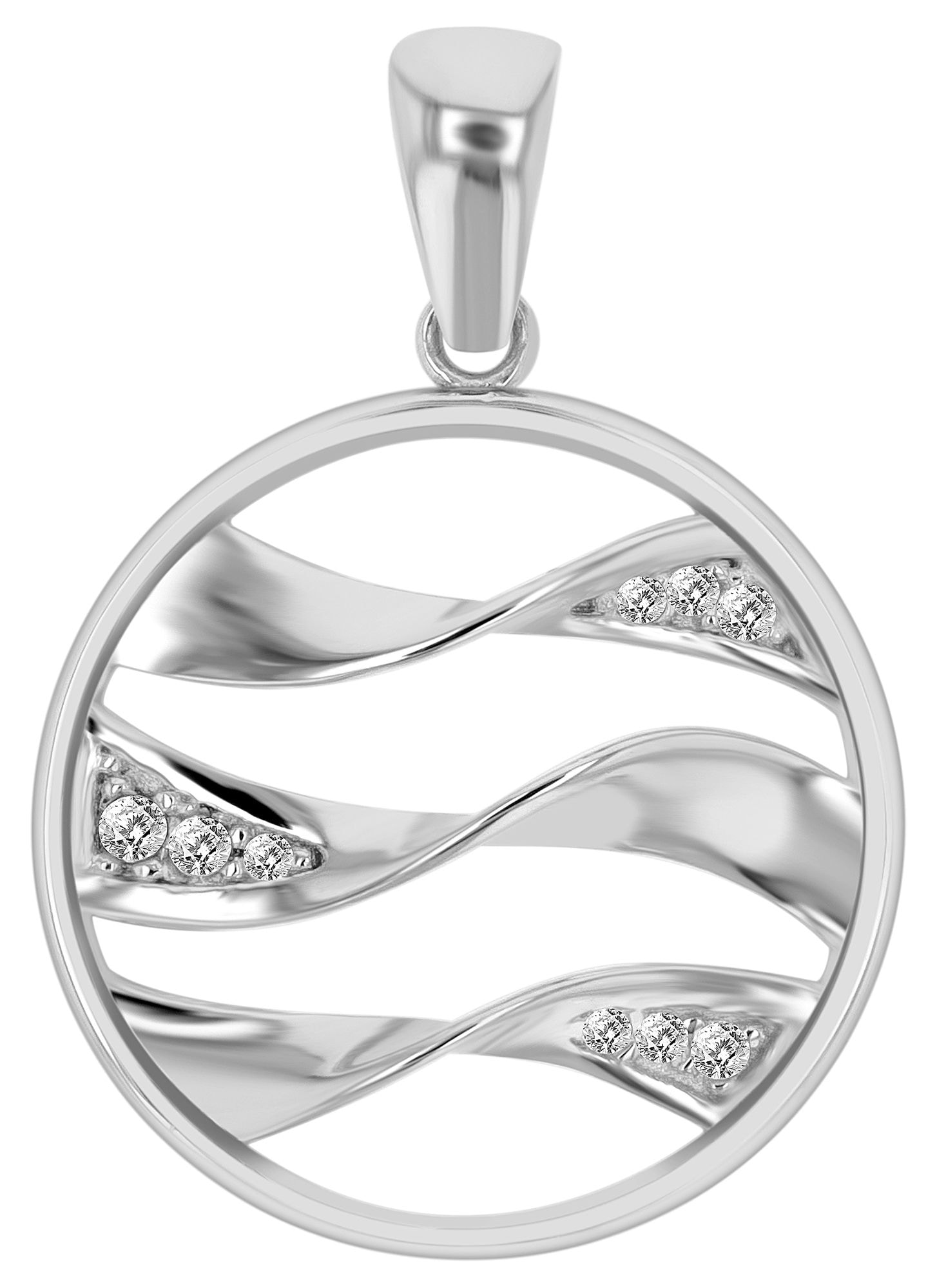 Adelia´s Kettenanhänger »Damen Anhänger aus 333 Gold mit Zirkonia«