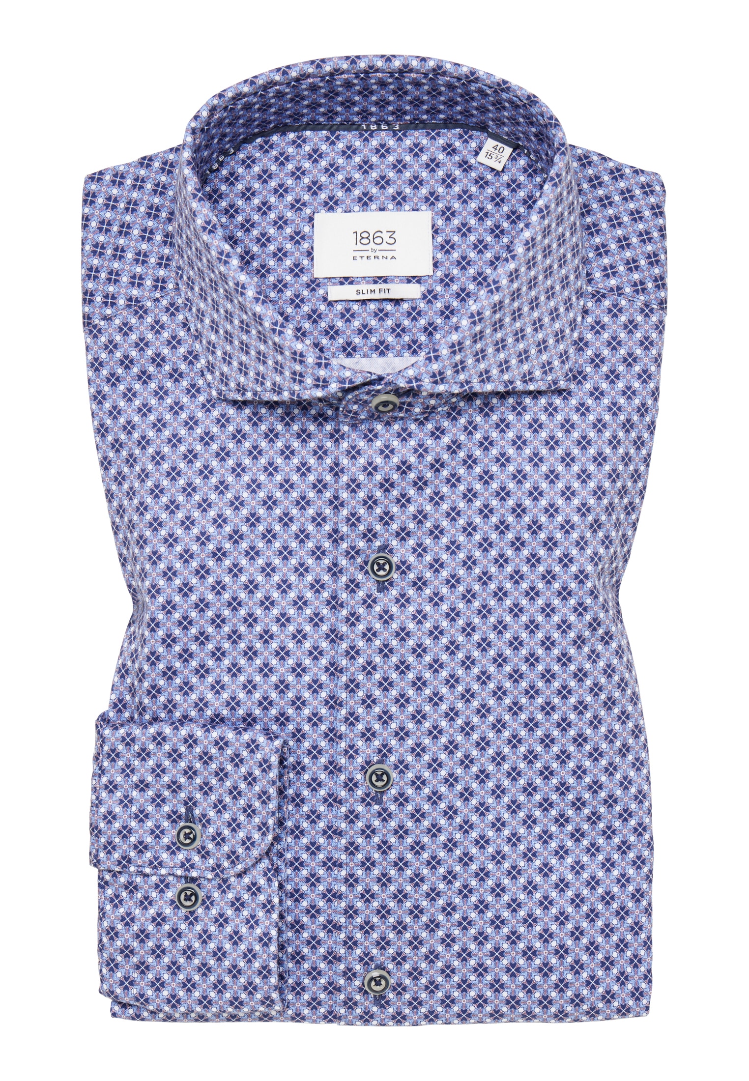 Eterna Langarmhemd »SLIM FIT«