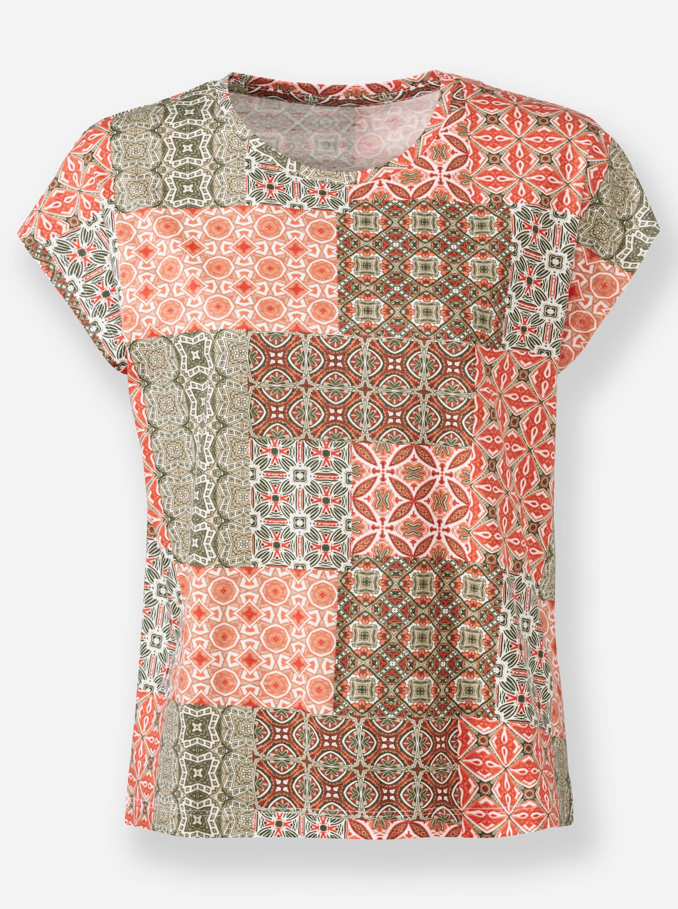Inspirationen Rundhalsshirt »Rundhals-Shirt«, (1 tlg.)