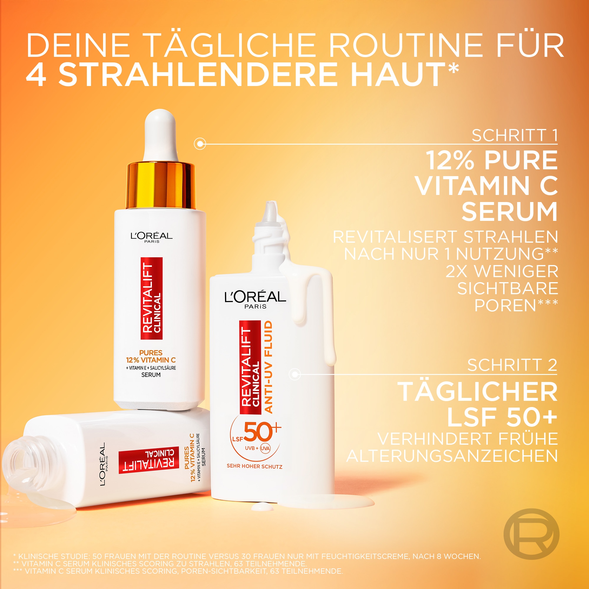 L'ORÉAL PARIS Sonnenschutzfluid »Feuchtigkeitspflege mit LSF« mit Lichtschutzfaktor