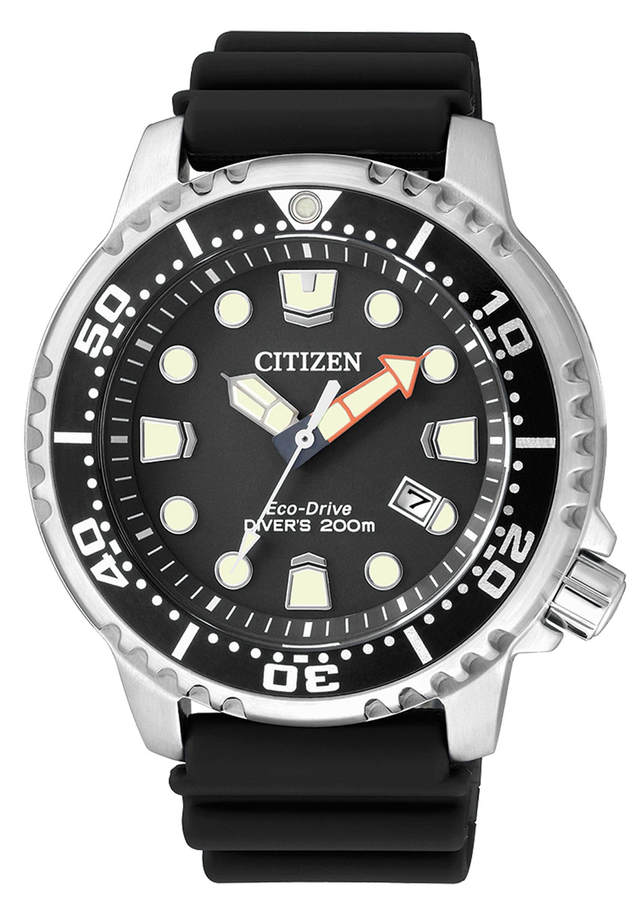 Citizen Taucheruhr »Promaster Eco-Drive Diver, BN0150-10E«, Armbanduhr, Herrenuhr, Damenuhr, Solar, bis 20 bar wasserdicht