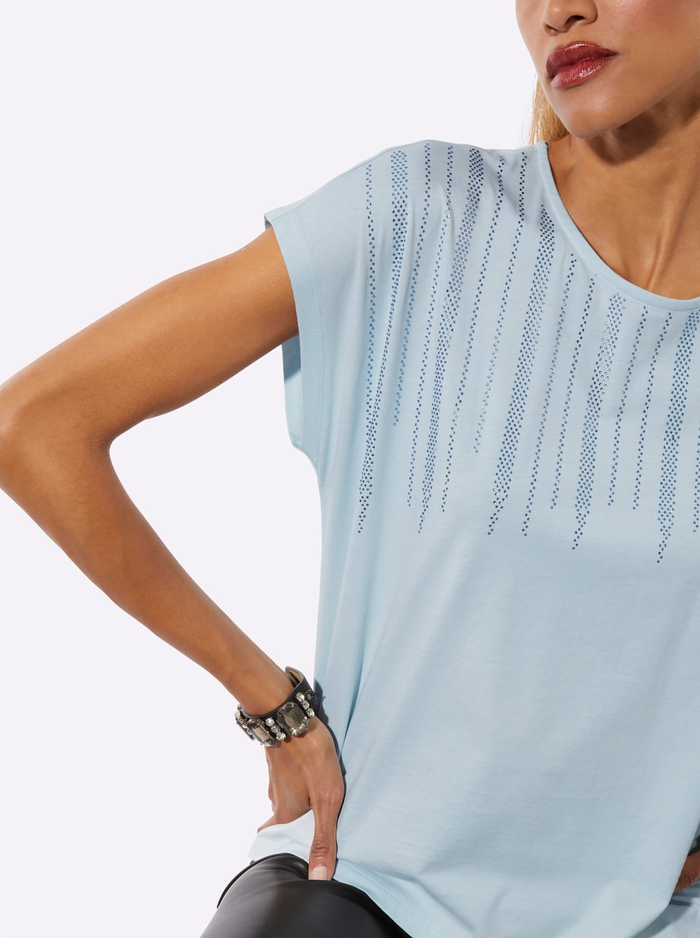 creation L Rundhalsshirt »Rundhals-Shirt« 1 tlg.