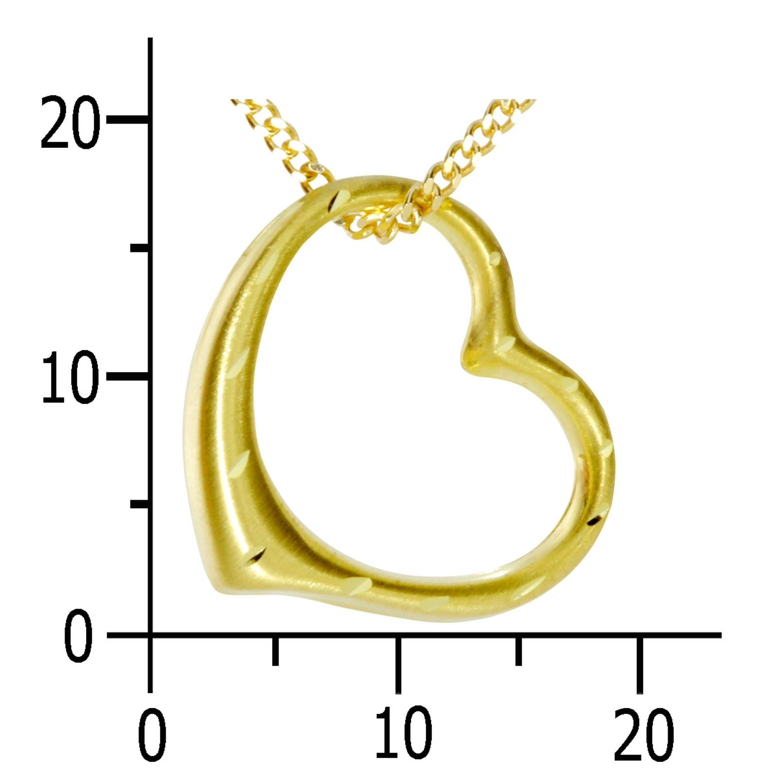 OSTSEE-SCHMUCK Kette mit Anhänger »Ostsee-Schmuck Kette mit Anhänger Gleiter-Herz«