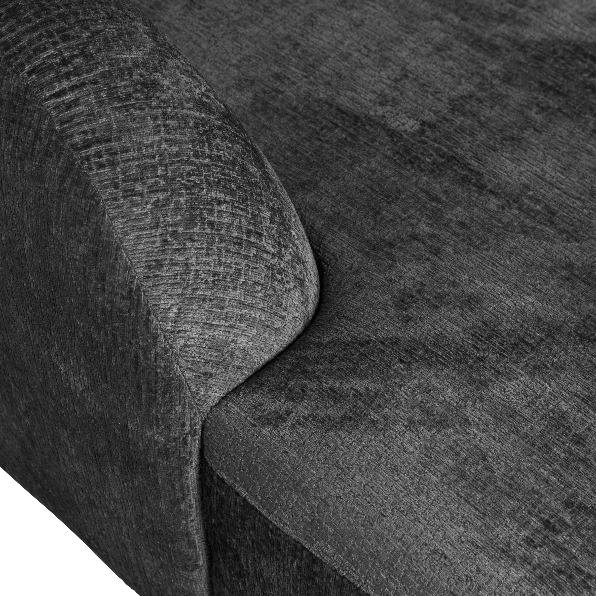 WOOOD Ecksofa »Sloping Bezug mit Zickzack-Federung, H 77 x B 274 x T 225/87 cm« Jacquard-Velvet, Tragkraft 250 kg, Ausgezeichnete Verschleißfestigkeit