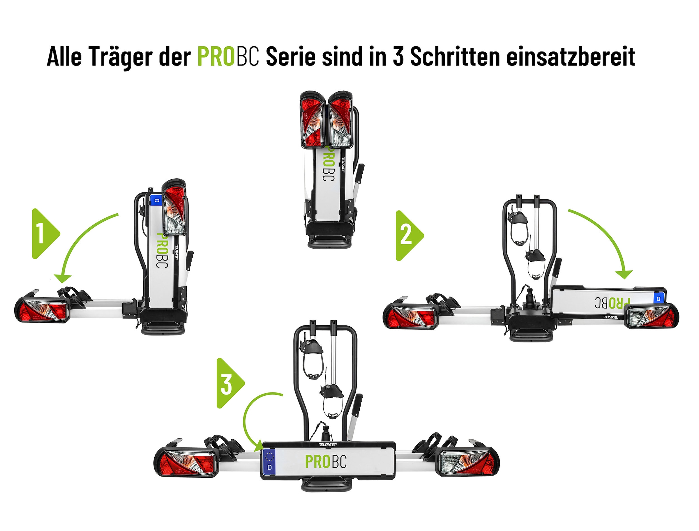 EUFAB Kupplungsfahrradträger »EUFAB 11602 Fahrradträger ProBC3«