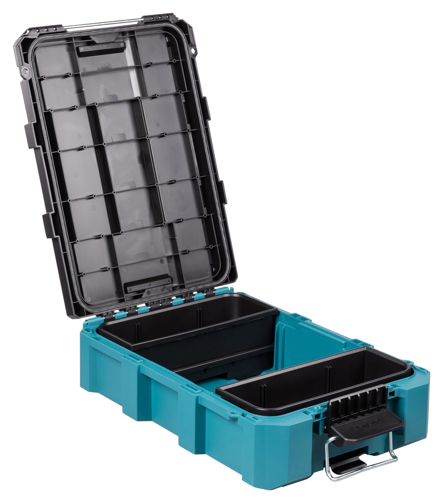 Makita Werkzeugbox »MAKTRAK  M »P-91039« max.34kg, 18,41L, Copolymer-Kunststoff« Effizientes Be- und Entladen mit dem MAKTRAK Koffer Sortiment
