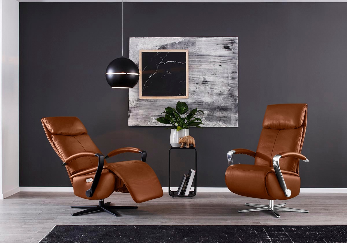 W.SCHILLIG Relaxsessel »rumbaa« wahlweise mit Doppelmotor, in Größen S, M & L, mit 5-Sternfuß