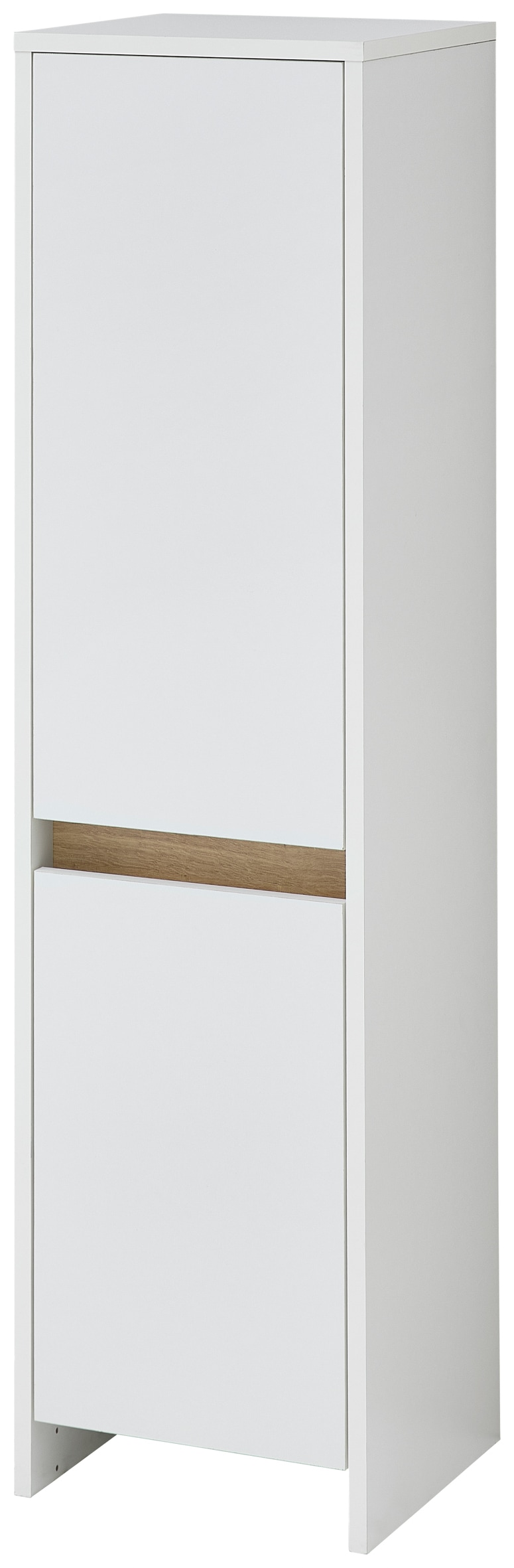 Saphir Midischrank »Quickset 100, Badschrank 32,4 cm breit, 2 Türen«, 2 Einlegeböden, Badezimmer-Midischrank, mit Akzentfuge