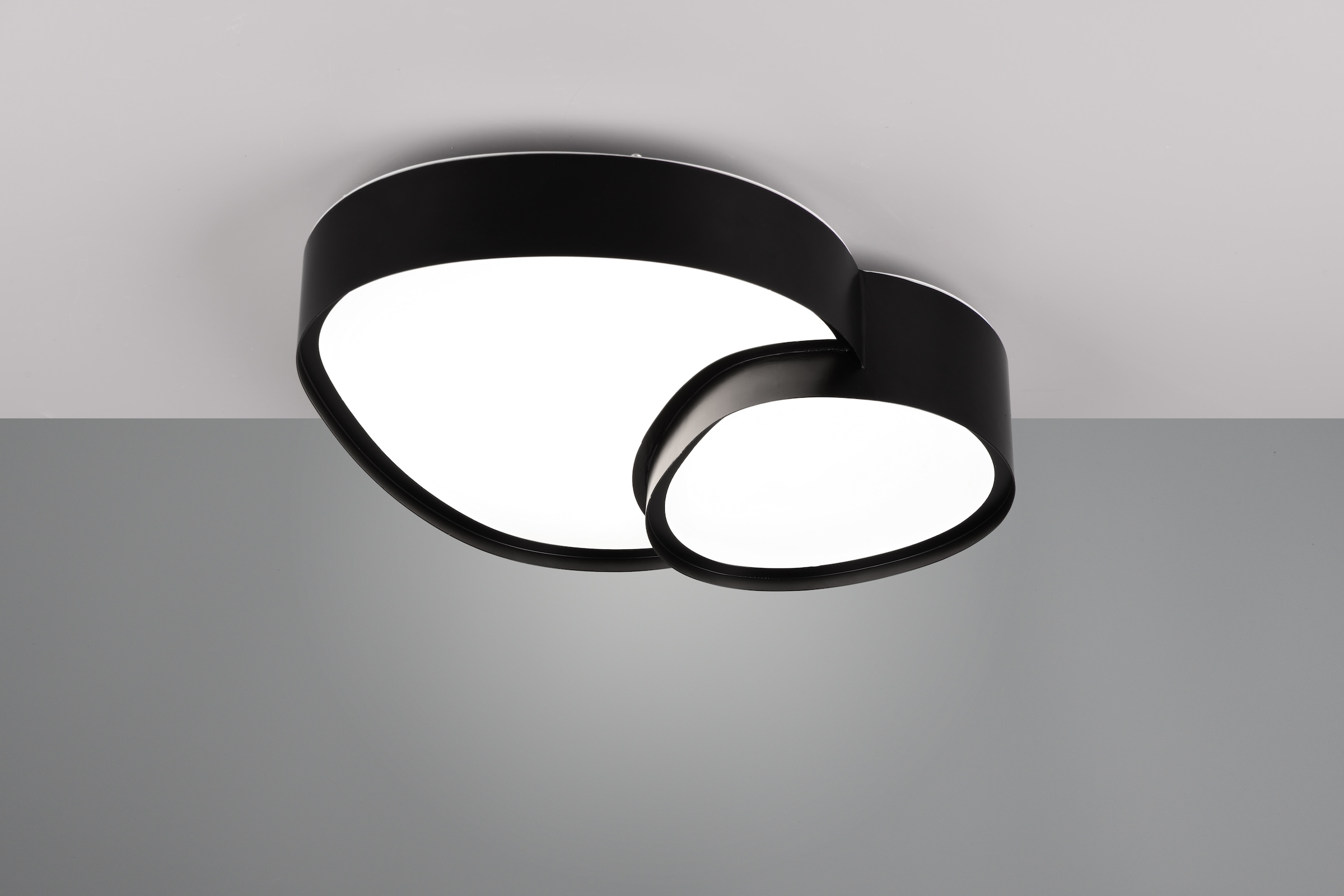 TRIO Leuchten LED Deckenleuchte »RISE, LED Deckenlampe 21W 2400 Lumen warmweiß bis kaltweiß 2700-6500K« LED-Board 1 Stk. warmweiß - kaltweiß Fernbedienung dimmbar Memoryfunktion Nachtlicht CCT Lichtfarbe wählbar