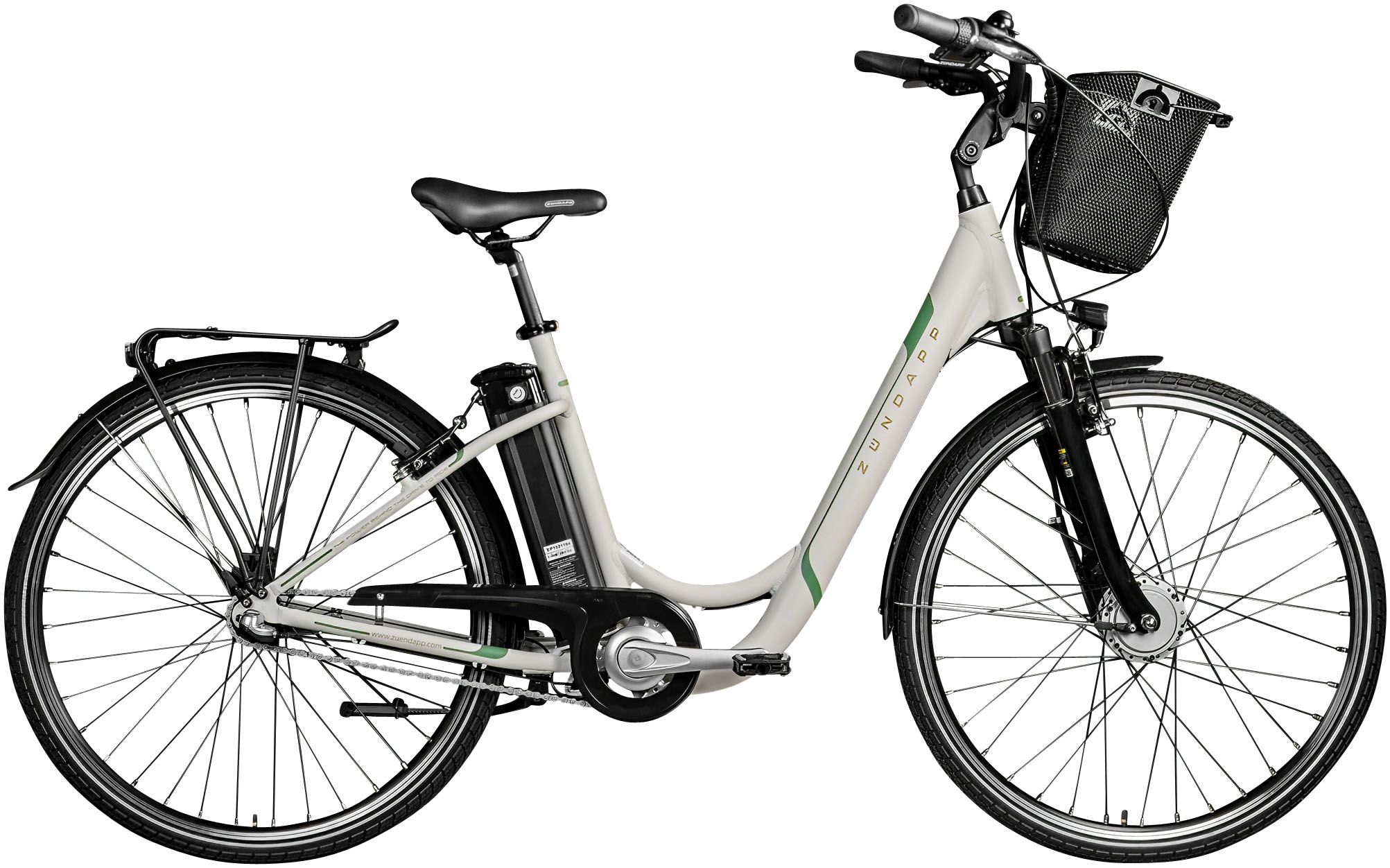 E-Bike »Z510«, 3 Gang, Frontmotor 250 W, E Bike 28 Zoll Damenfahrrad ab 155 cm mit 3...