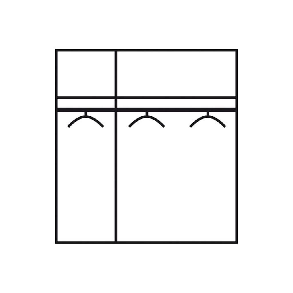 Home affaire Schlafzimmer-Set »Modesty I«, (Set, 4 St.), bestehend aus einem 140 cm Bett, 3-türigem Schrank, wahlweise mit Spiegel oder ohne und 2 Nachttischen
