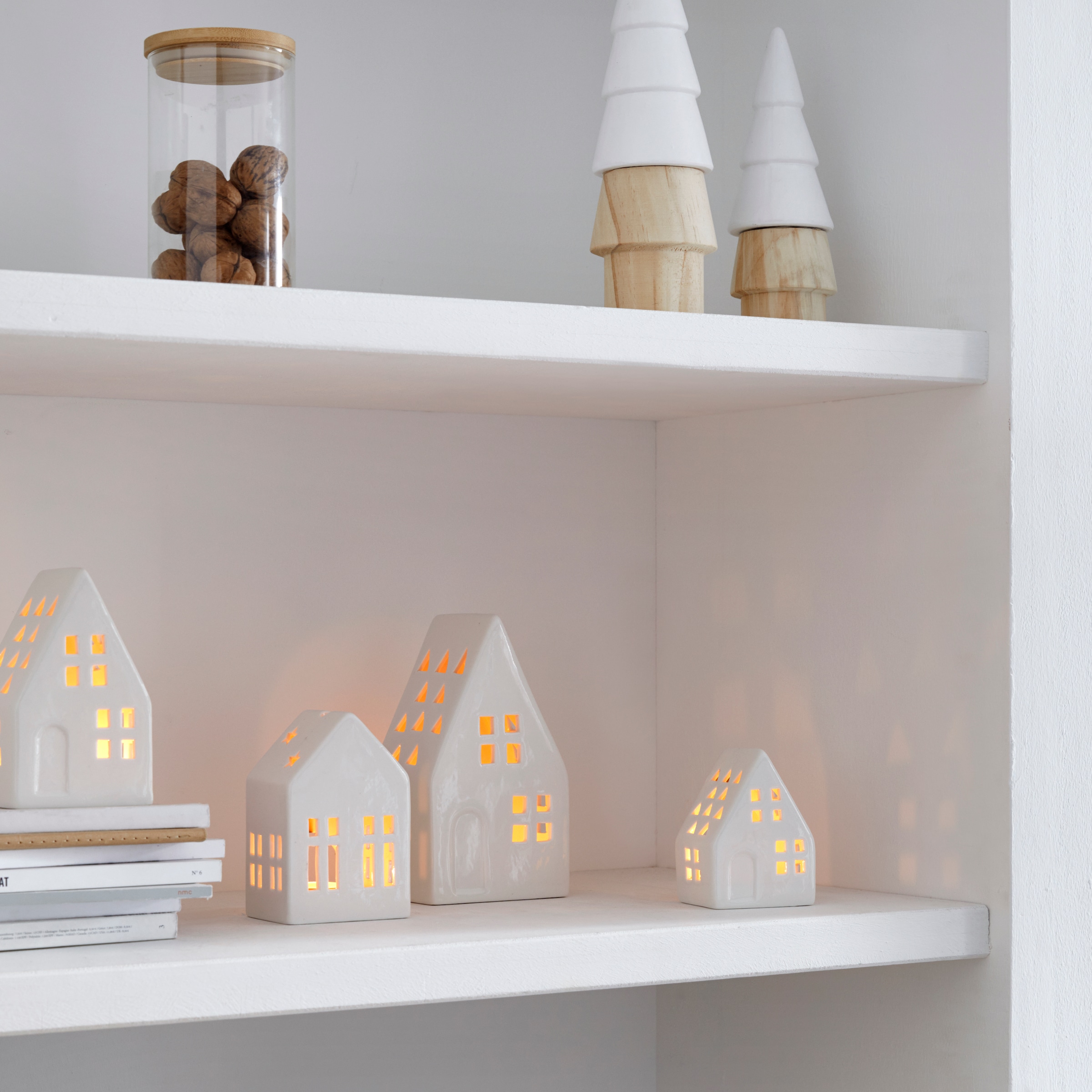 andas Teelichthalter St.), bei OTTO Keramik (Set, 3 »Sjoa, Weihnachtsdeko«, online Lichthaus, -Häuschen, Weihnachtshaus