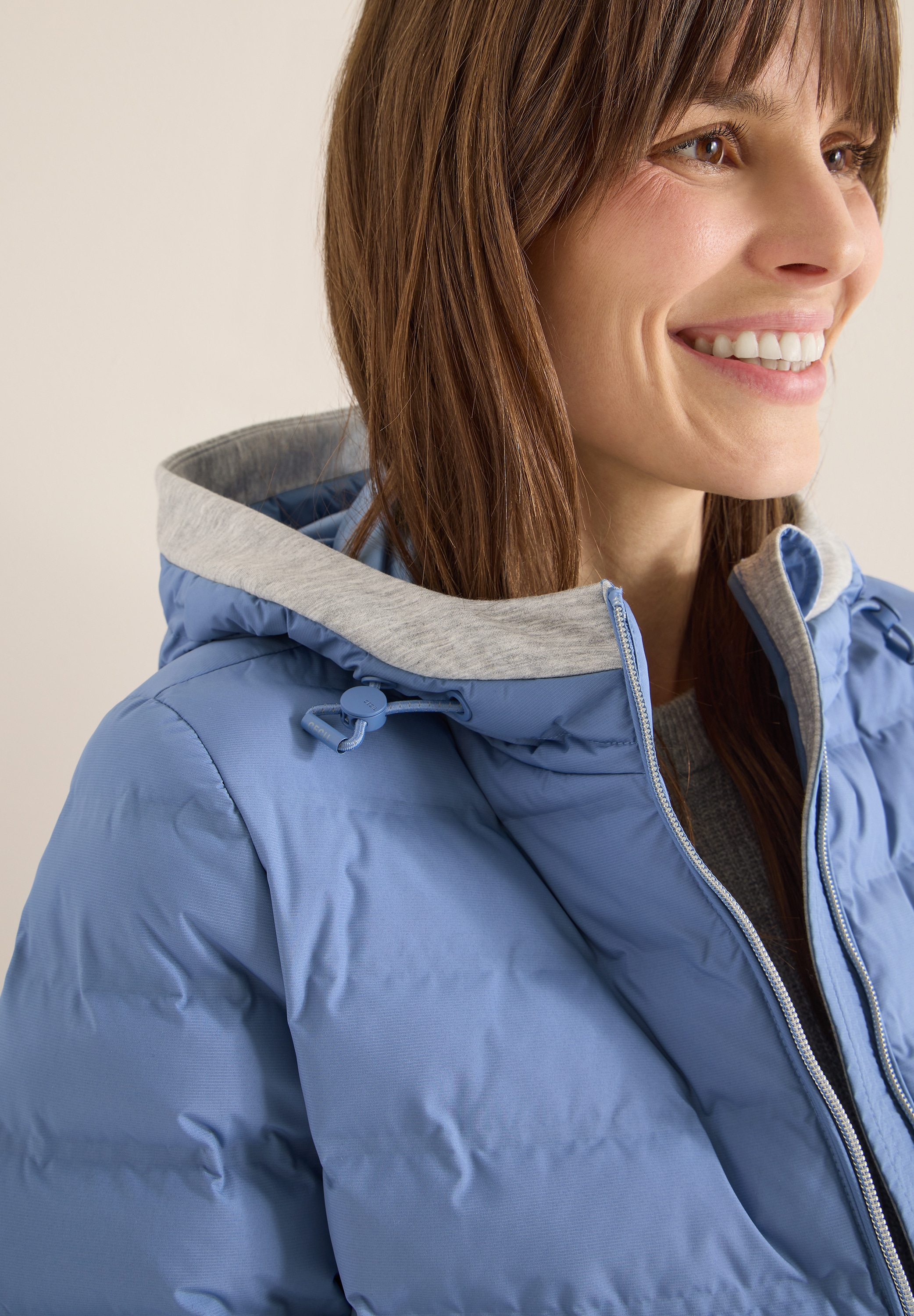 Cecil Steppjacke ohne Kapuze in Welded-Optik