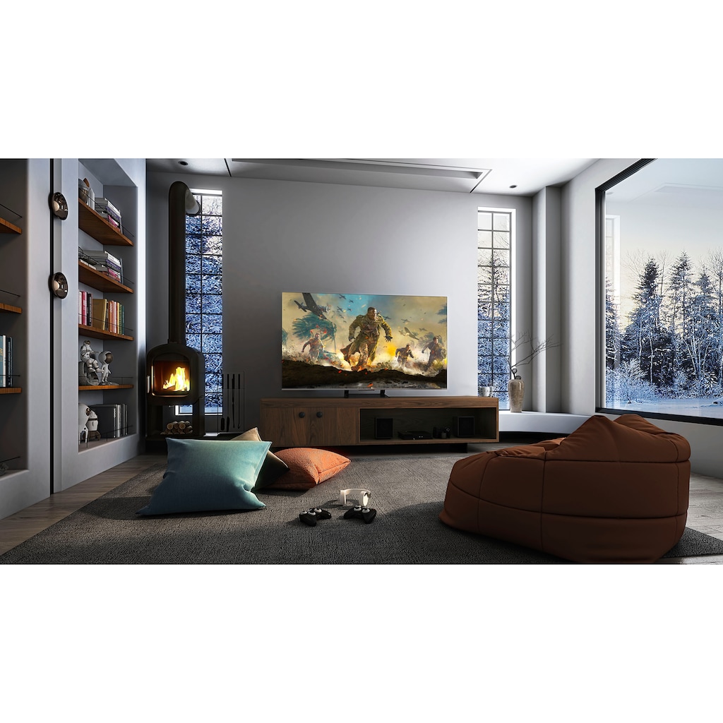 TCL QLED-Fernseher »65C731X1«, 164 cm/65 Zoll, 4K Ultra HD, Smart-TV-Google TV