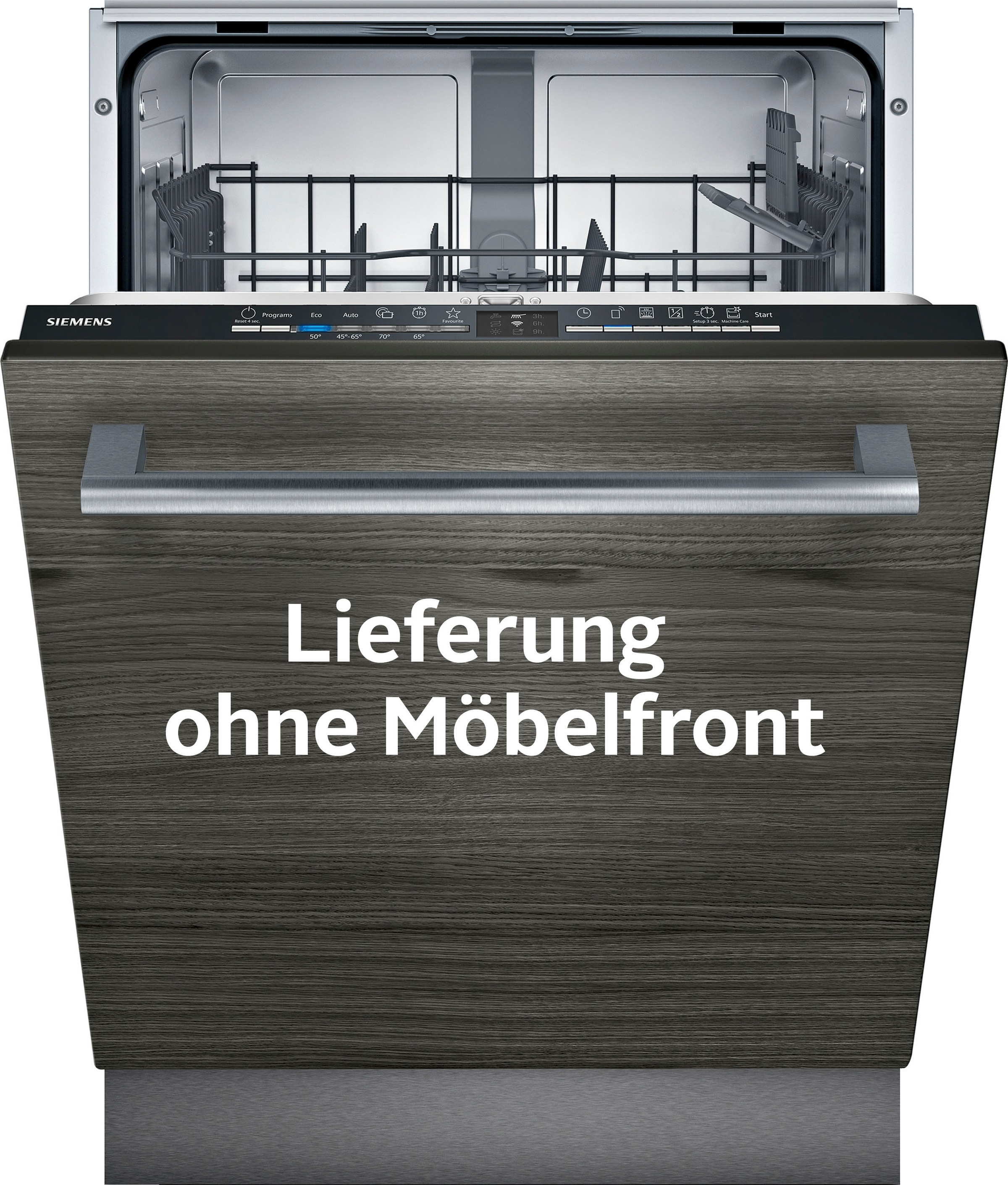 SIEMENS vollintegrierbarer Geschirrspüler iQ100 »SX61IX12TE«, 12 Maßgedecke, XXL-Geschirrspüler