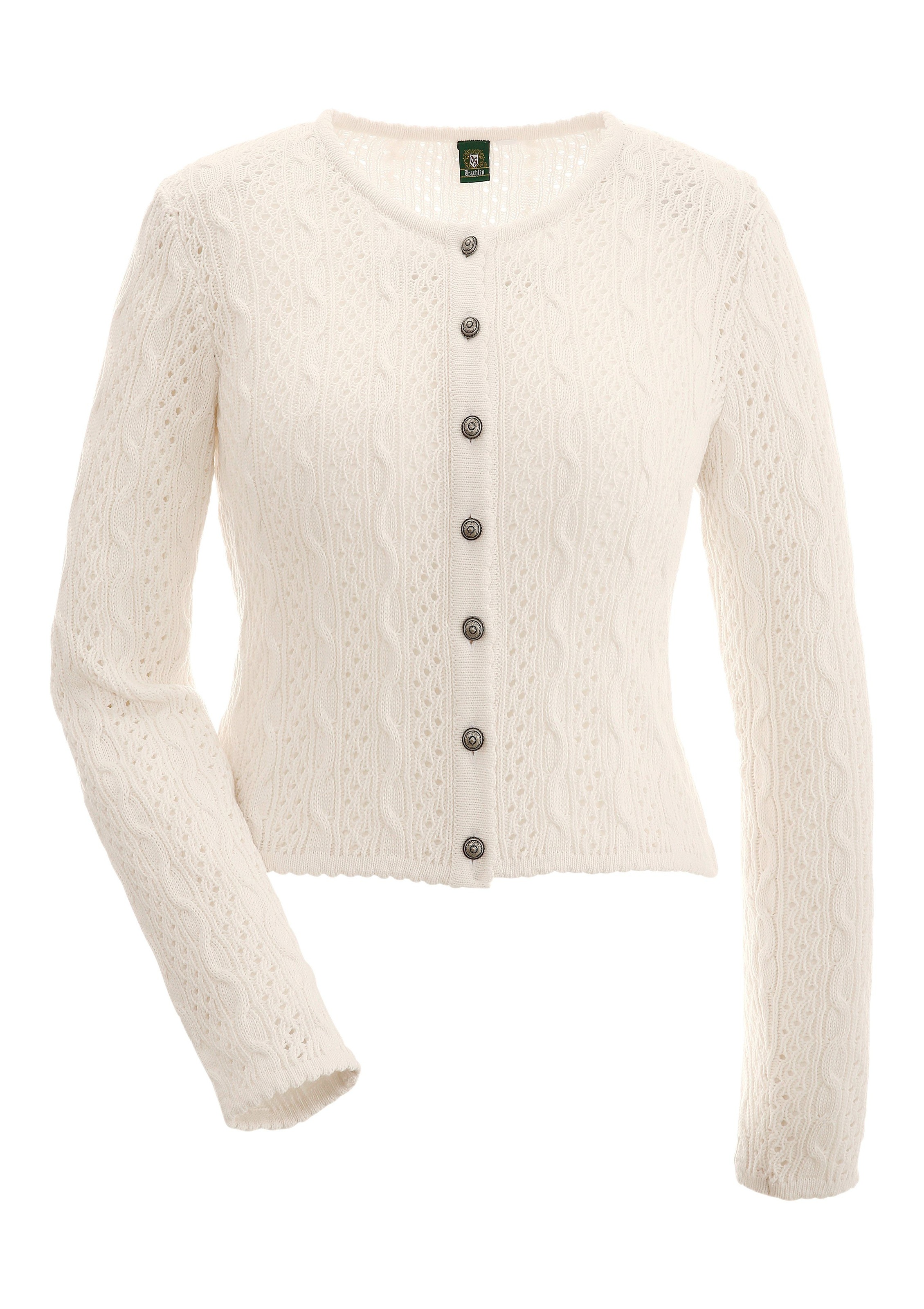 OS-Trachten Trachtenstrickjacke, in kurzer Form
