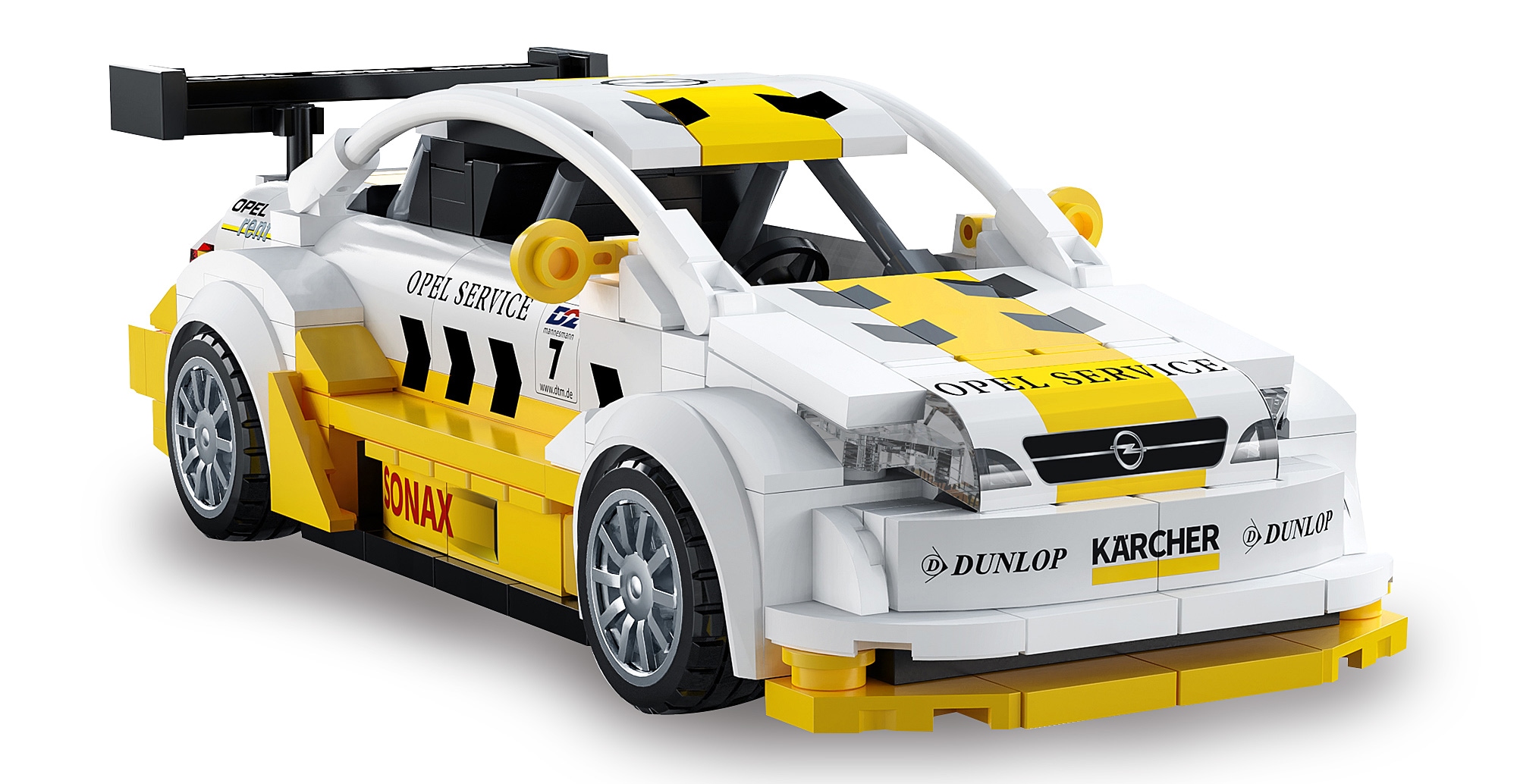 Jamara Konstruktions-Spielset »CaDA, Brick, Opel Astra V8 Coupe weiß (402922)« im Maßstab 1:24