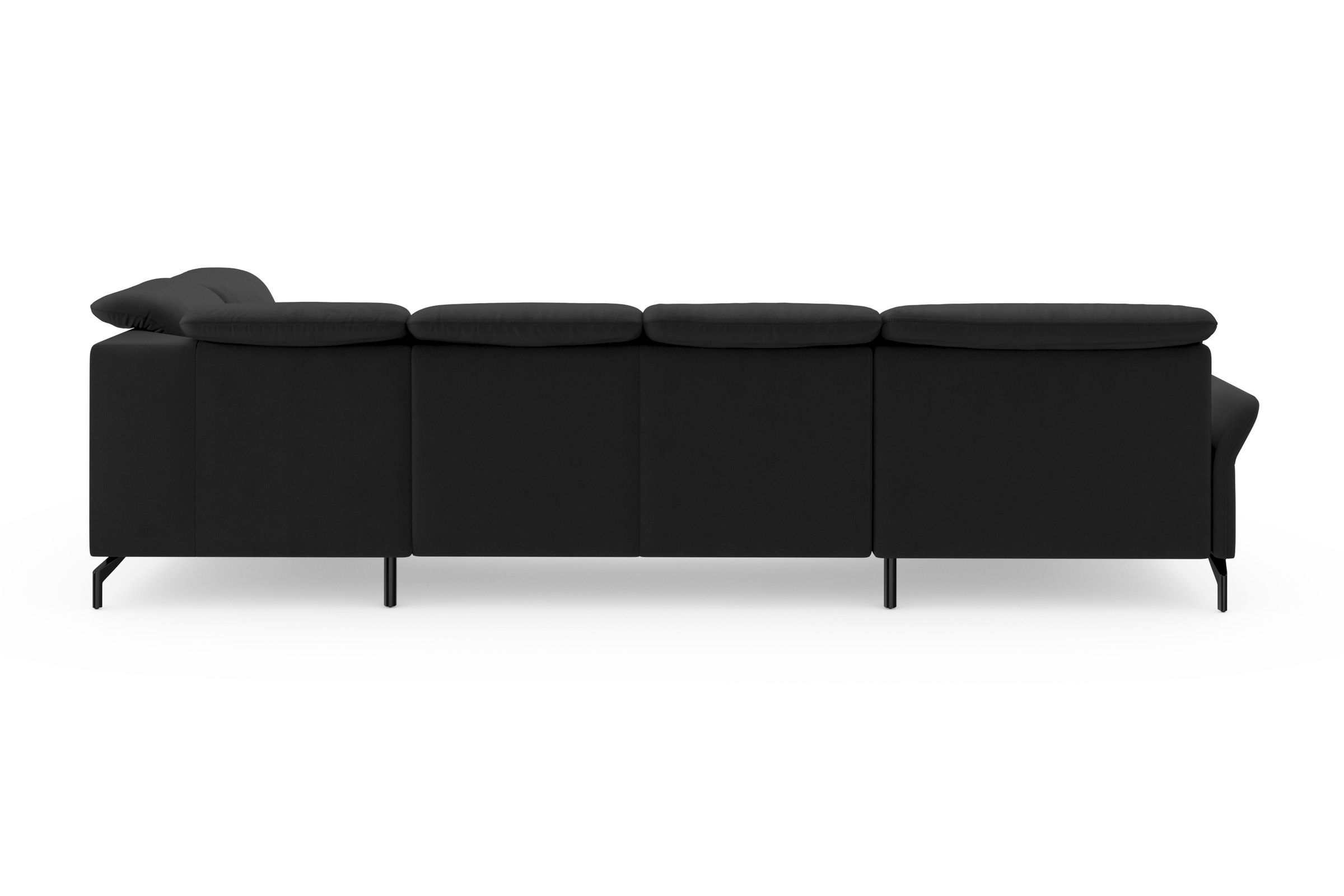 sit&more Wohnlandschaft »Fashion U-Form«, wahlweise mit Kopfteilverstellung, Vorziehsitz, motorisch, Metallfüße