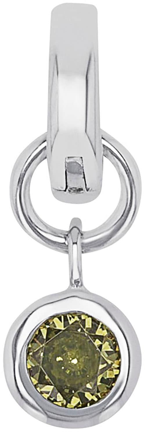 Amor Charm-Einhänger »Geburtsstein« mit Zirkonia (synth.) oder Stein (synth.)