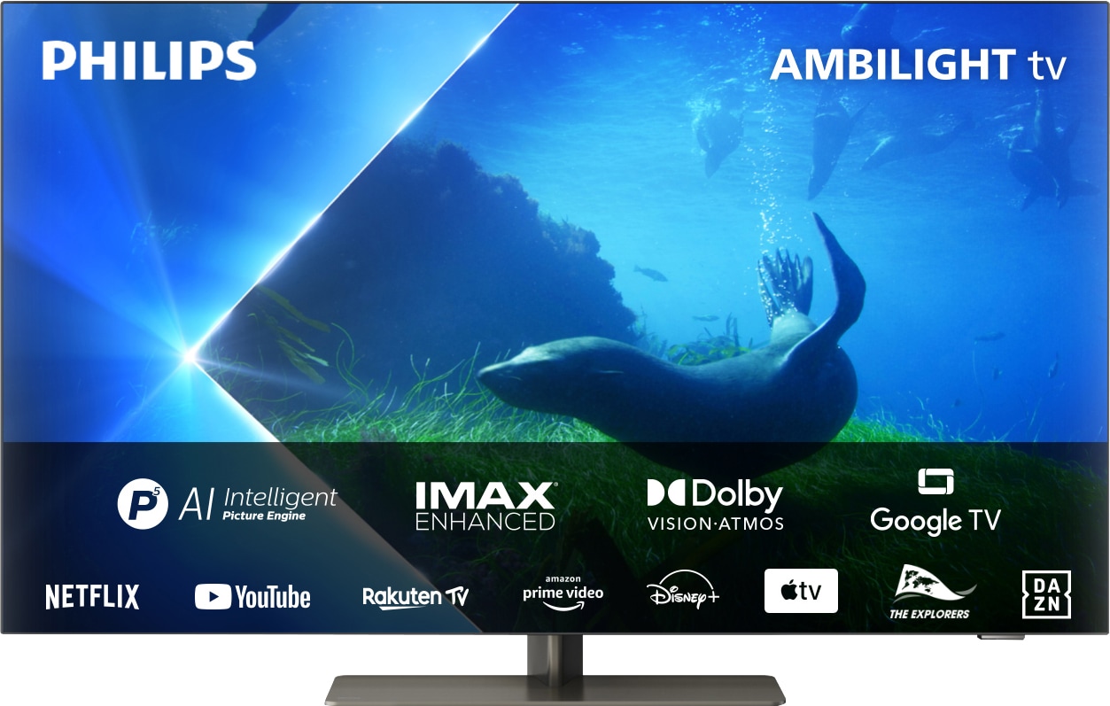 kaufen »42OLED808/12«, Android OLED-Fernseher cm/42 OTTO 106 TV-Smart-TV HD, TV-Google bei Zoll, Ultra Philips 4K