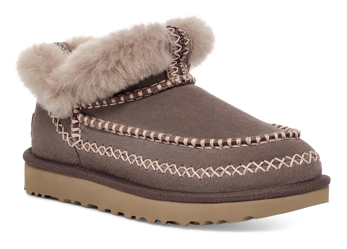 UGG Schlupfboots »CLASSIC ULTRA MINI ALPINE«, Hausschuh, Mule, Winterboots mit gepolstertem Fußbett