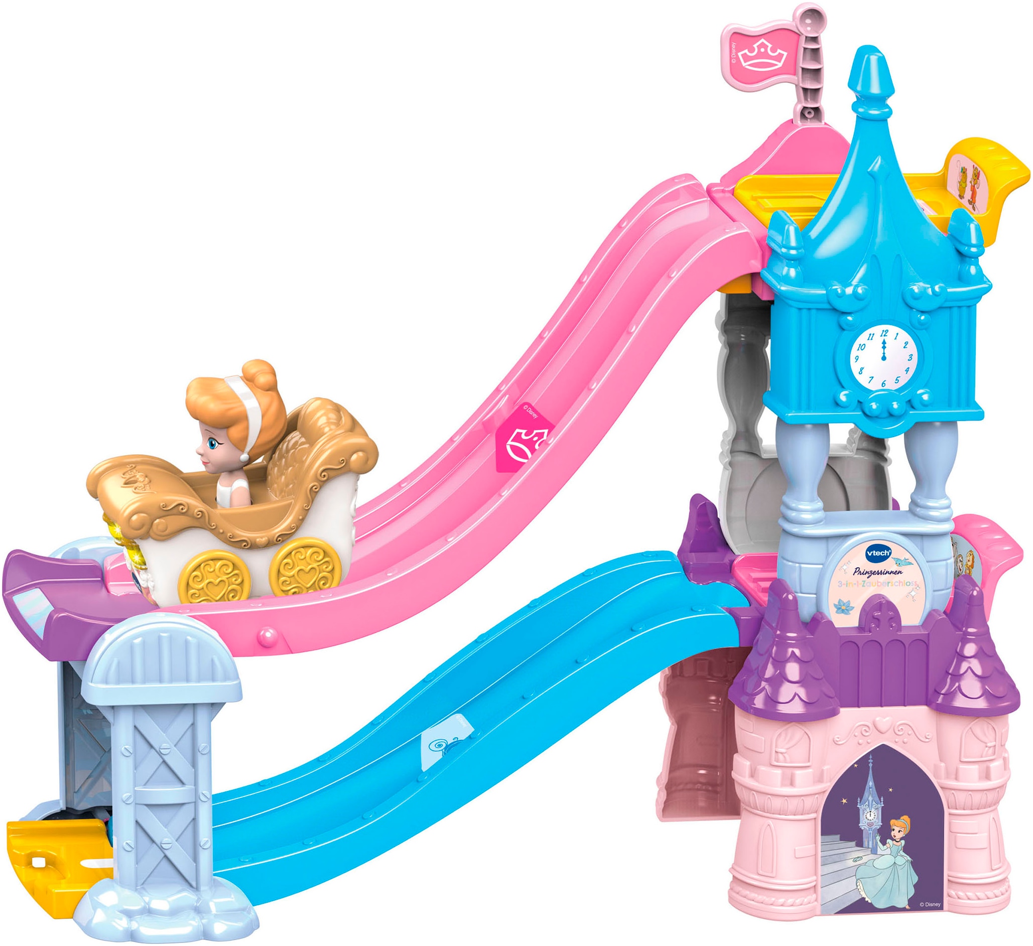 Vtech® Spielwelt »Tut Tut Baby Flitzer – Prinzessinnen 3-in-1-Zauberschloss« mit Licht und Sound