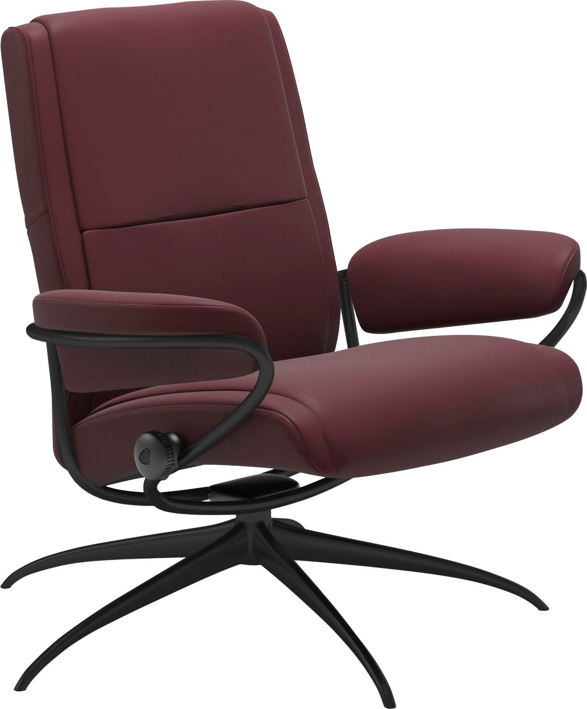 Stressless® Relaxsessel »Paris«, Low Back, mit Star Base, Gestell Schwarz
