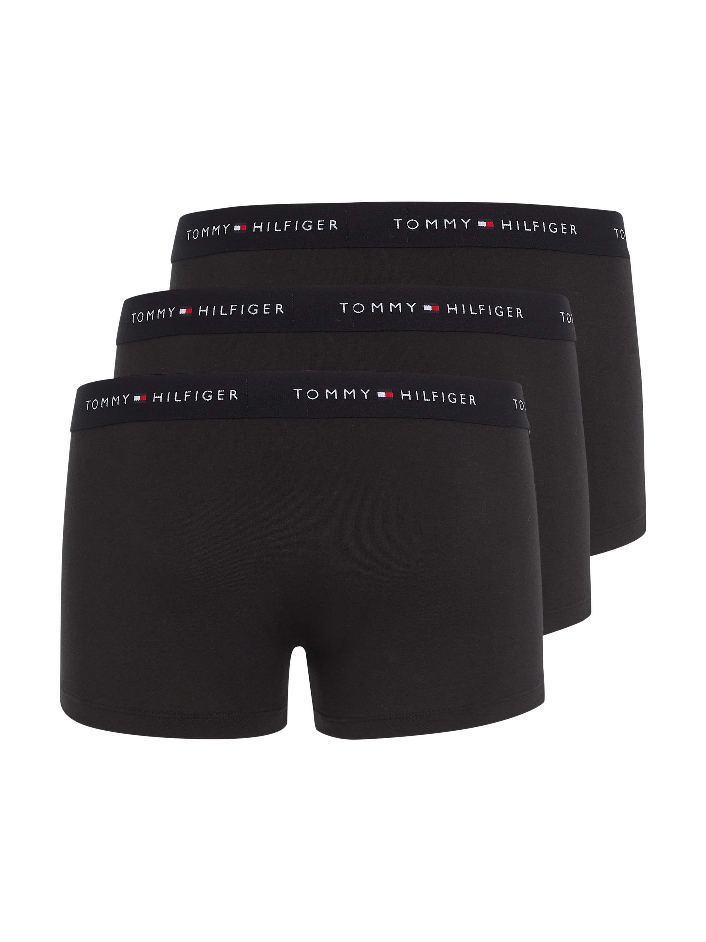 Tommy Hilfiger Underwear Trunk »3P WB TRUNK«, (Packung, 3 St., 3er-Pack), mit kontrastfarbenem Logobund