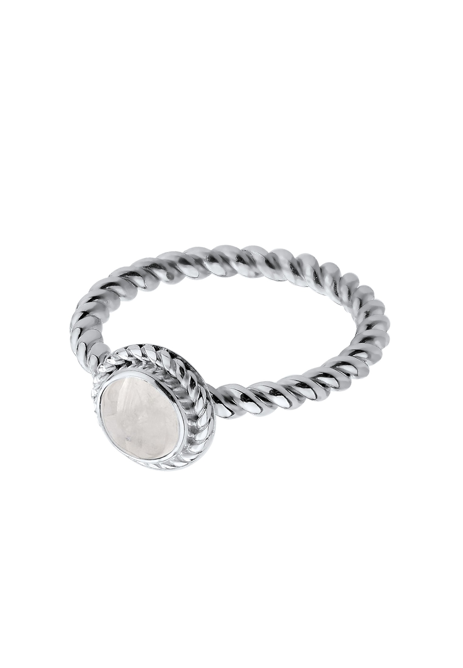 Nenalina Silberring »Ring Mondstein Geburtsstein Juni Trend Stilvoll 925 Silber«