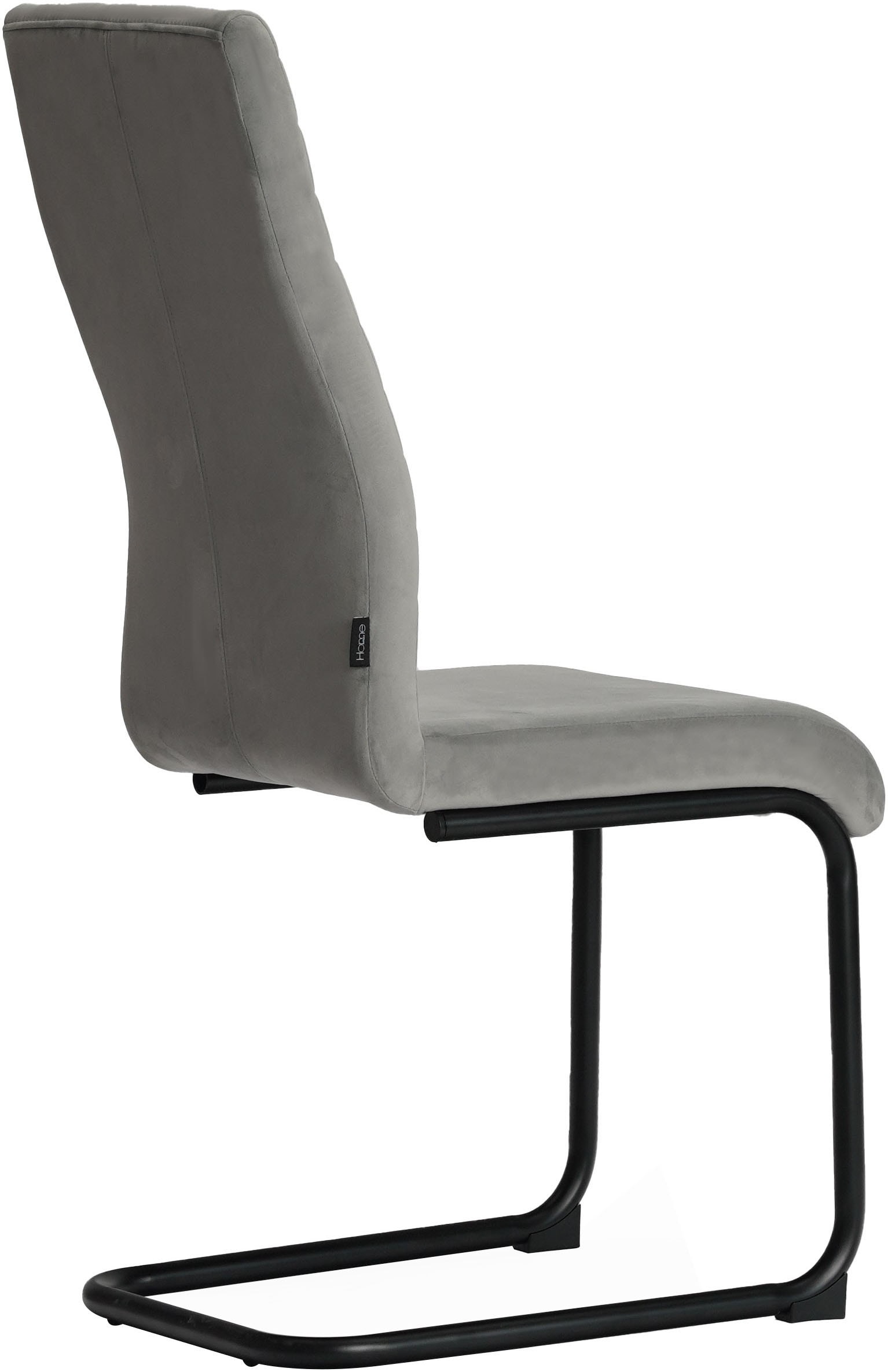 Home affaire Freischwinger »ELBACH, TOPSELLER!, OTTOs Choice«, (Set), 2 St., Samtvelours, TOPSELLER!, Polsterstuhl mit Metallgestell, pflegeleichtem Samtvelours