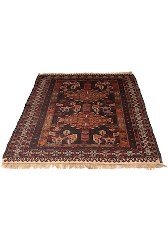 Orientteppich »Afghan - 189 x 127 cm - braun«, rechteckig