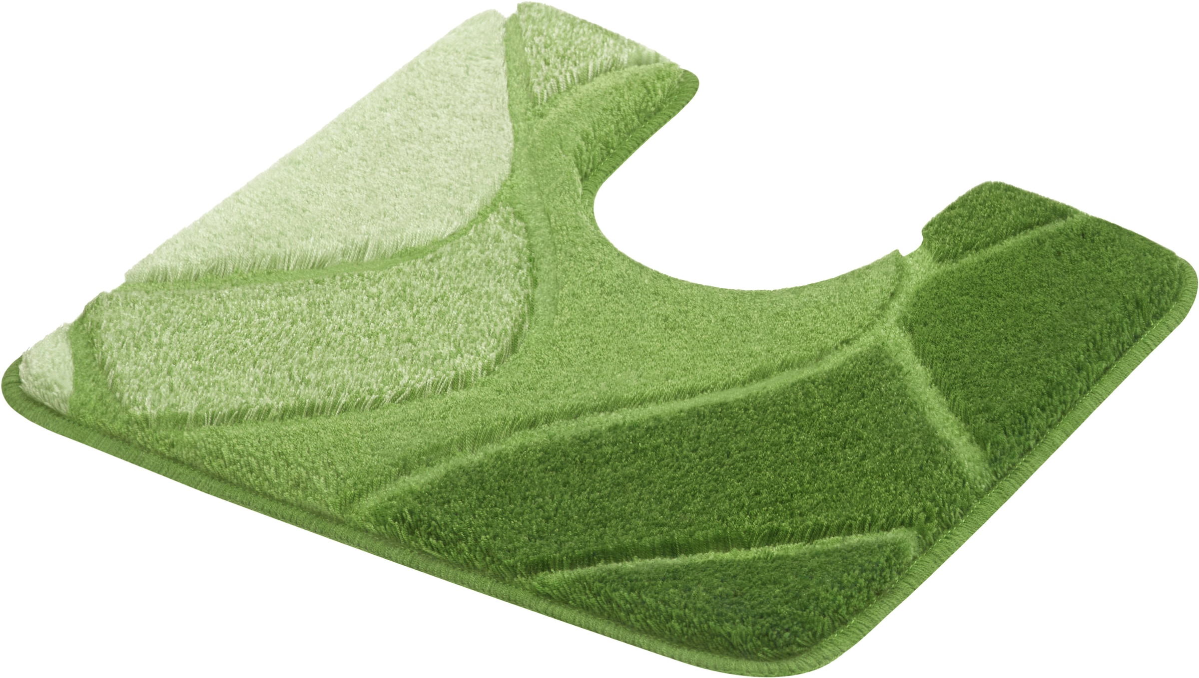 Kleine Wolke Badematte »Fiona« Höhe 20 mm rutschhemmend beschichtet fußbodenheizungsgeeignet Badteppich, modernes Wellen Design, Hoch-Tief Effekt, waschbar
