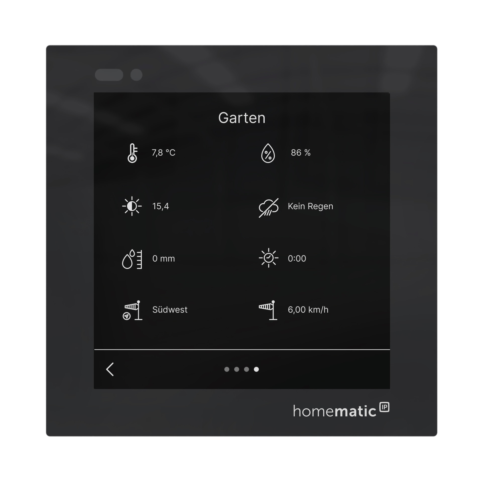 Homematic IP Smart-Home-Steuerelement »Glasdisplay«
