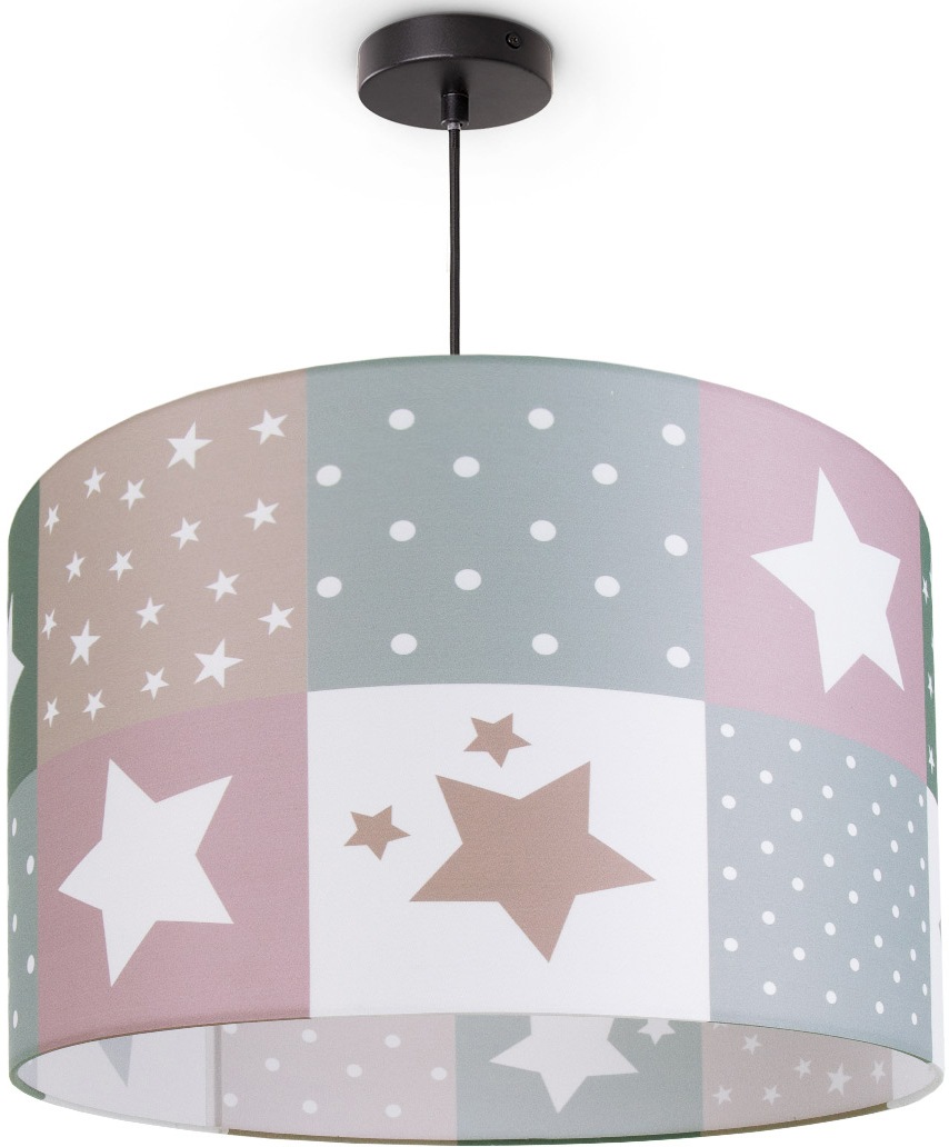 Paco Home Pendelleuchte »Cosmo 345«, online LED bestellen Deckenlampe Kinderlampe flammig-flammig, 1 E27 Lampe OTTO Sternen Motiv bei Kinderzimmer