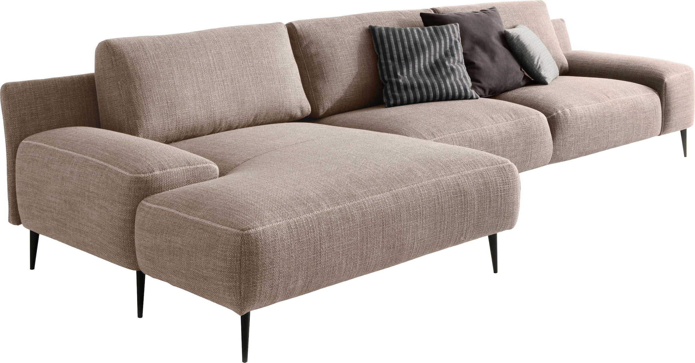 designwerk Ecksofa »Forma, zeitloses Designsofa mit aktuellem Fuß, L-Form«, in hochwertiger Verarbeitung und tollem Sitzkomfort