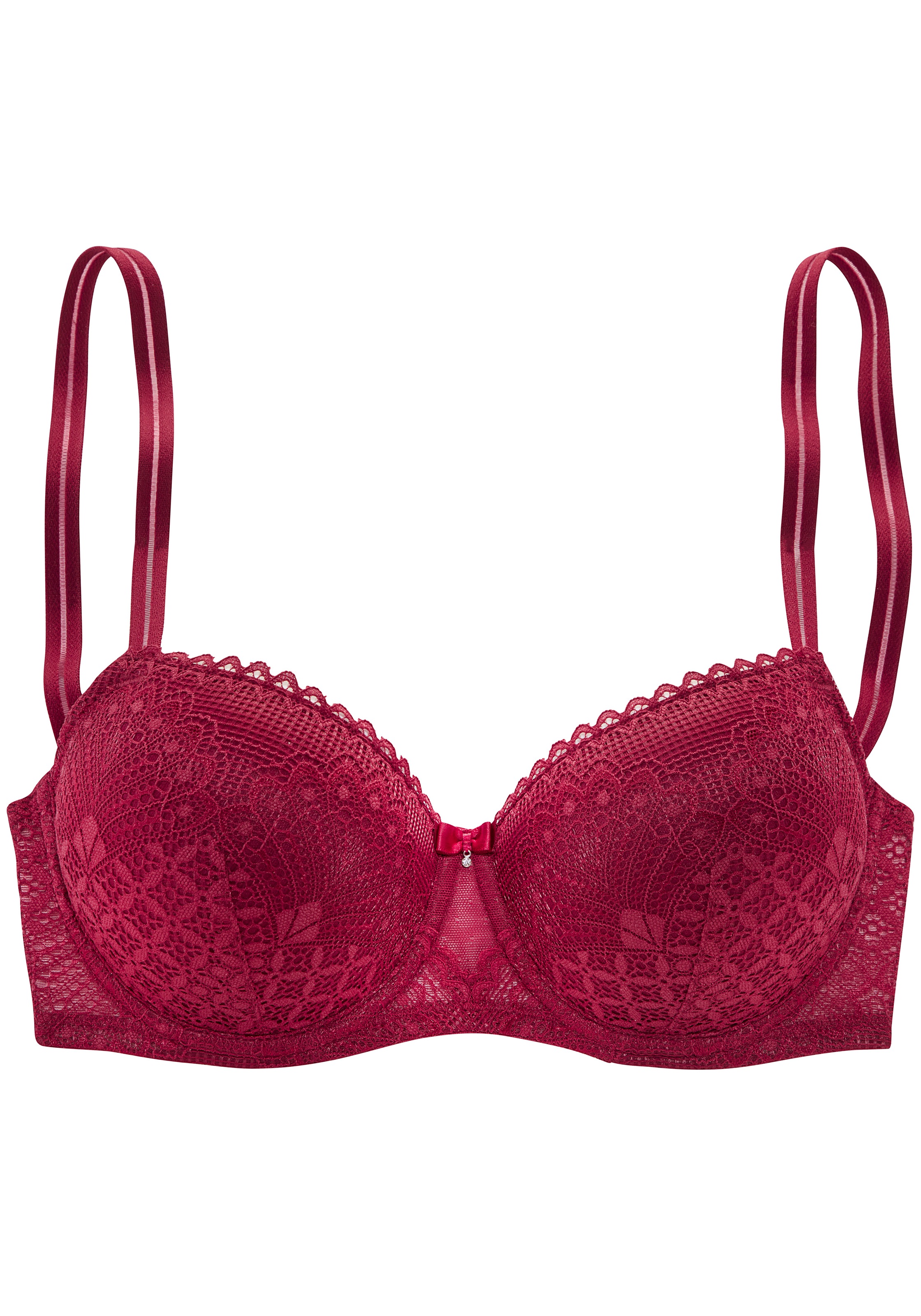 s.Oliver Schalen-BH »Denise« im Balconette-Schnitt aus Spitze und fancy Mesh, sexy Dessous