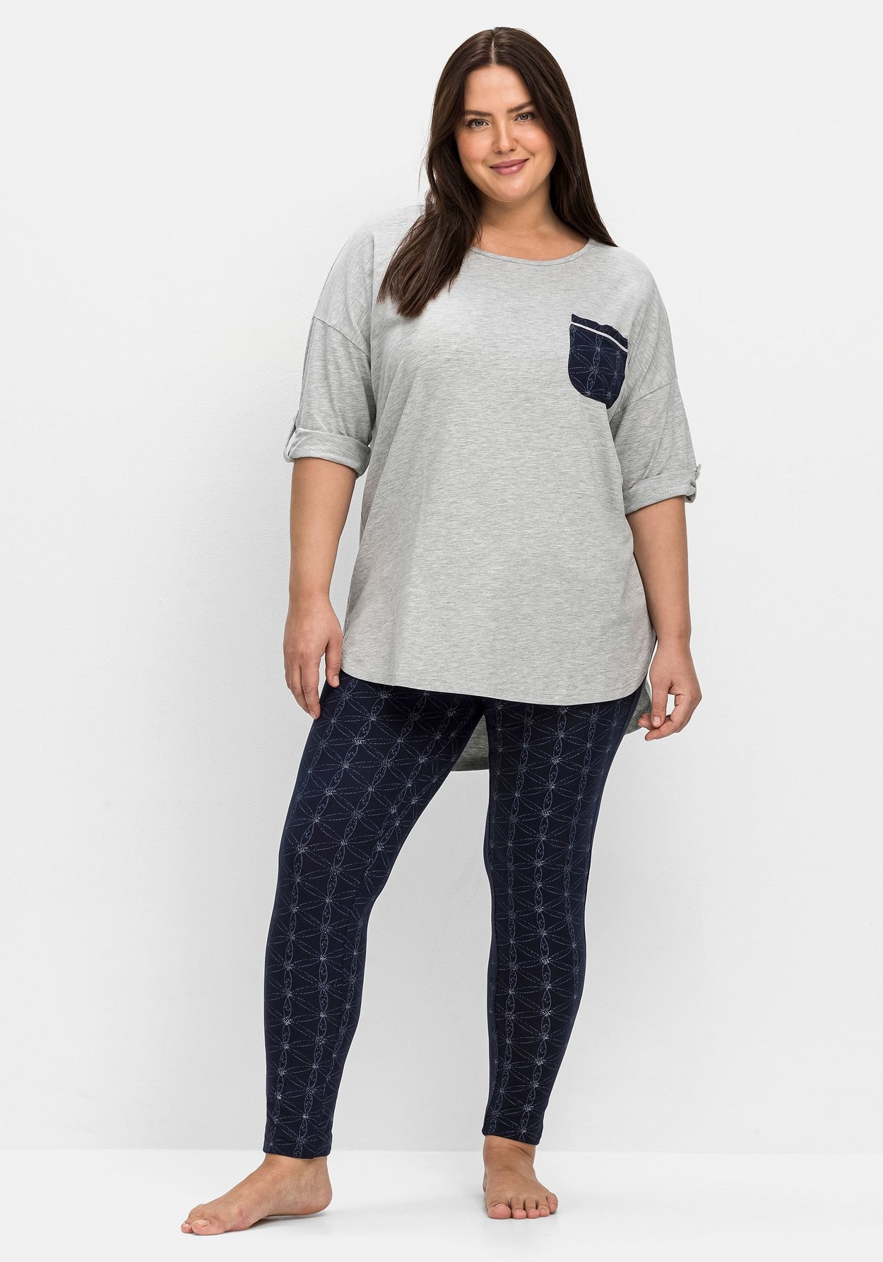 Pyjama »Pyjama-Set Set aus Shirt und Leggings«, (Set, 2 tlg.), Set aus Shirt und Leggings