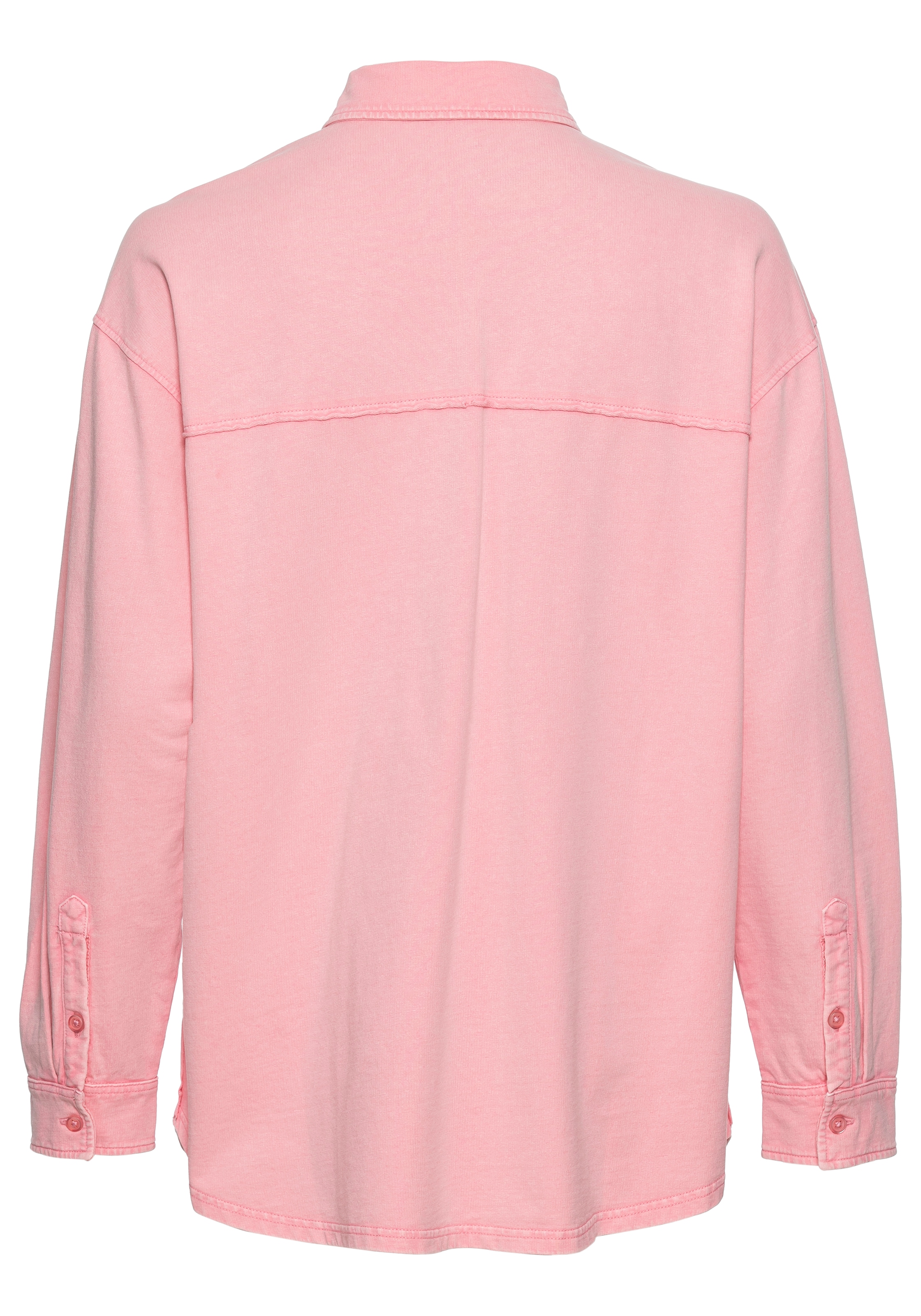 Buffalo Blusenshirt Loungeshirt im Used-Look, Loungewear