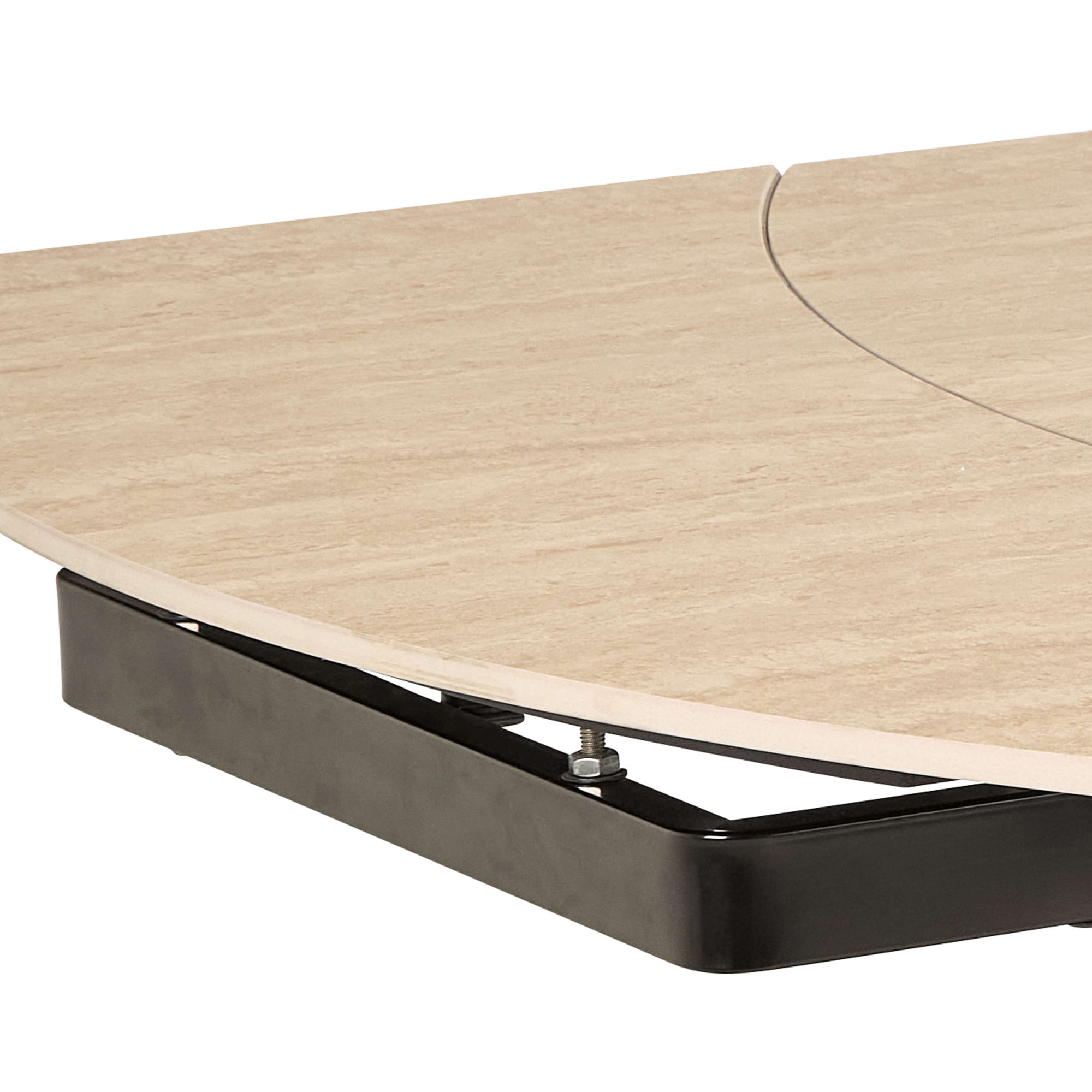 ACTONA GROUP Esstisch »Morellla, Speisetisch, Tisch« Esstisch, Keramikplatte, oval, Drehfunktion, Stahlfuß, 6–8 Sitzplätze