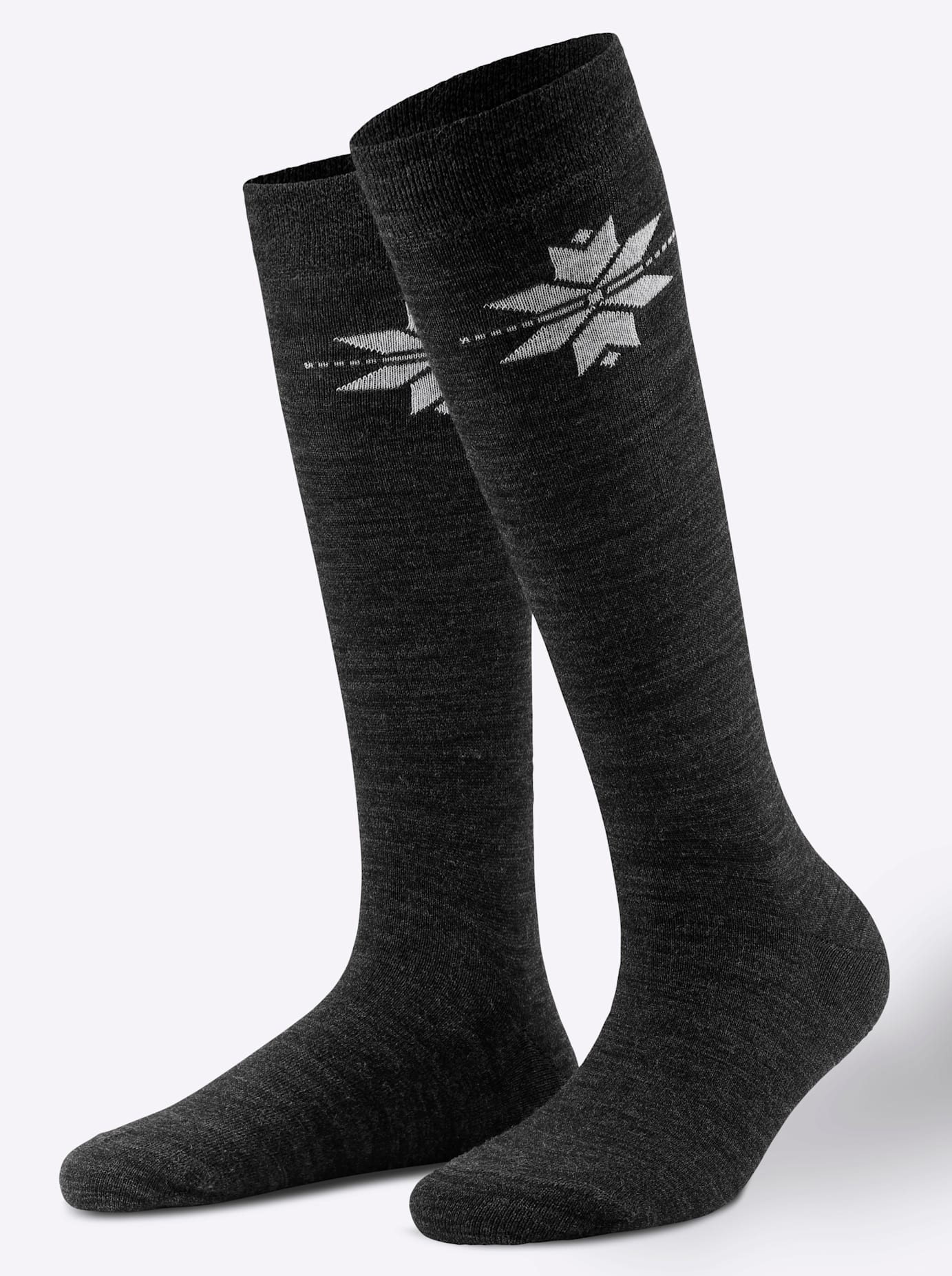Wäschepur Damen Socken 4 Paar tlg. in schwarz-weiß, Größe 3